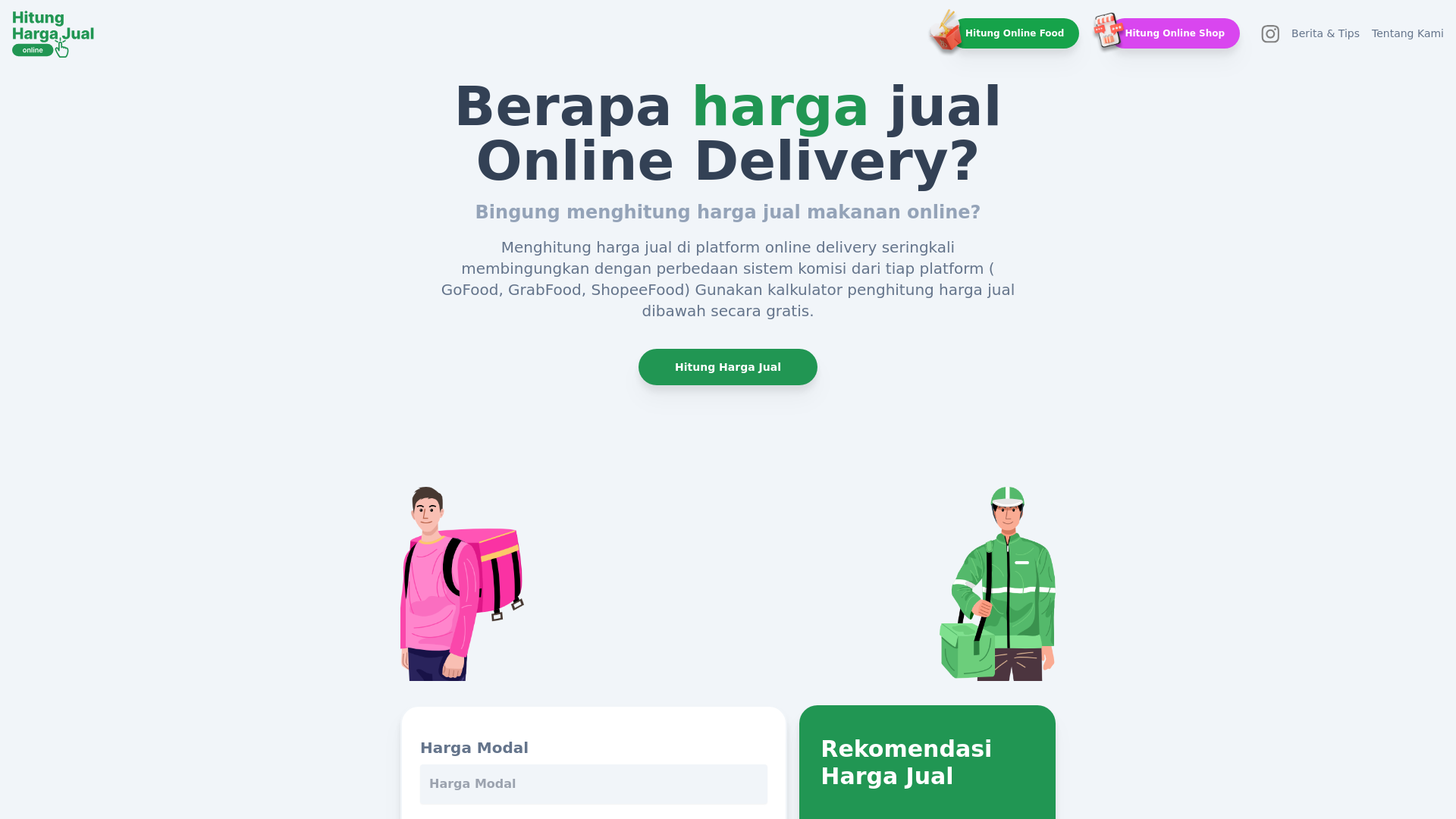 website screenshot of https://hitunghargajual3.pages.dev/