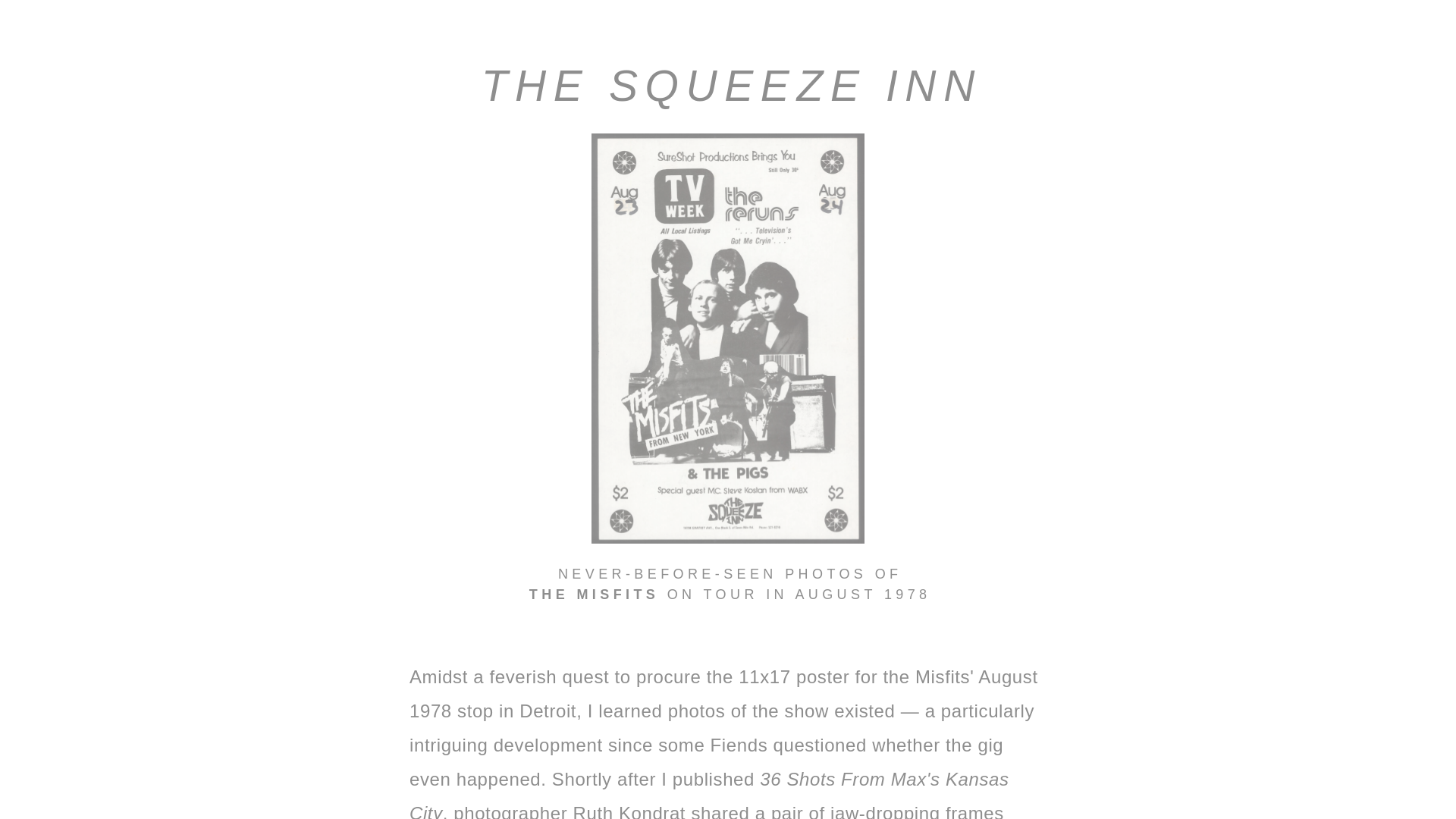 website screenshot of https://squeezeinndetroit.com