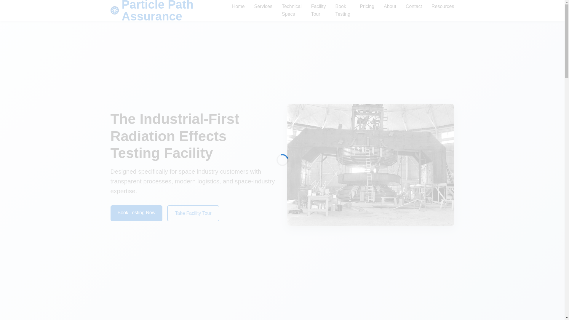 website screenshot of https://radiation-test-website.pages.dev/