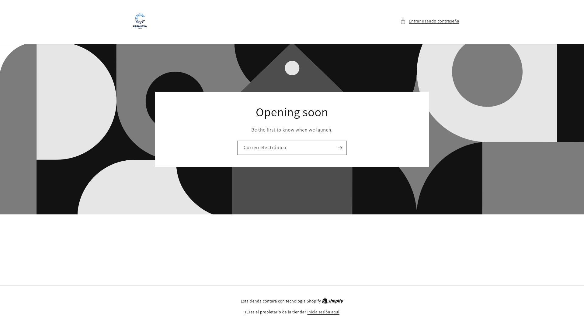 website screenshot of https://casanovatec.store/