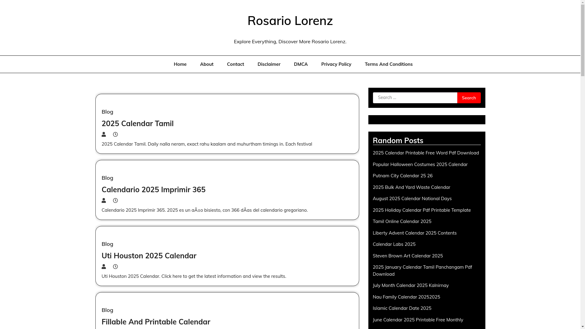 website screenshot of https://rosariolorenz.pages.dev/
