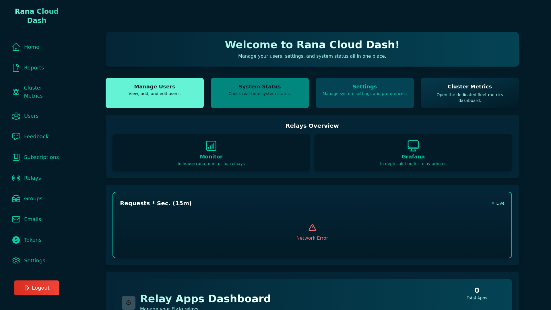 website screenshot of https://cloud-dashboard.pages.dev/