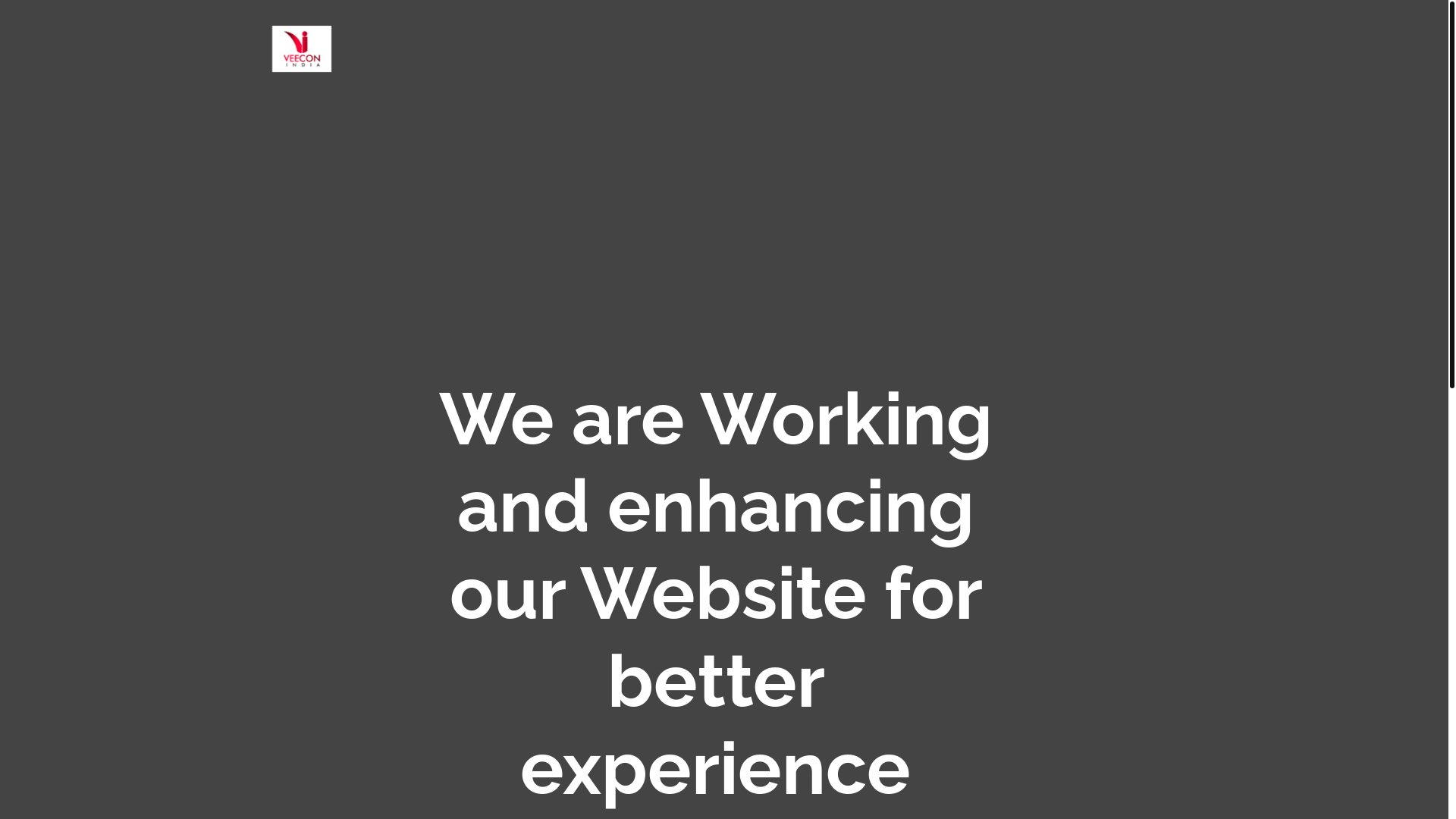 website screenshot of https://veeconindia.in/