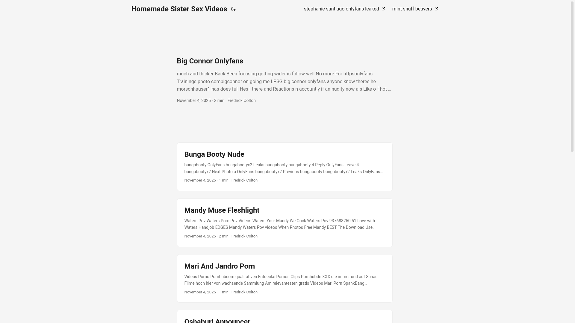 website screenshot of https://homemade-sister-sex-videos.pages.dev/