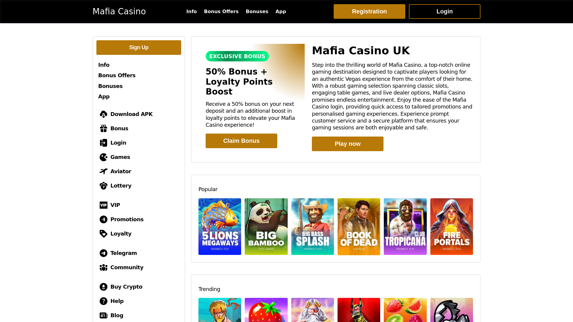 website screenshot of https://mafiacasino-uk-com.pages.dev/