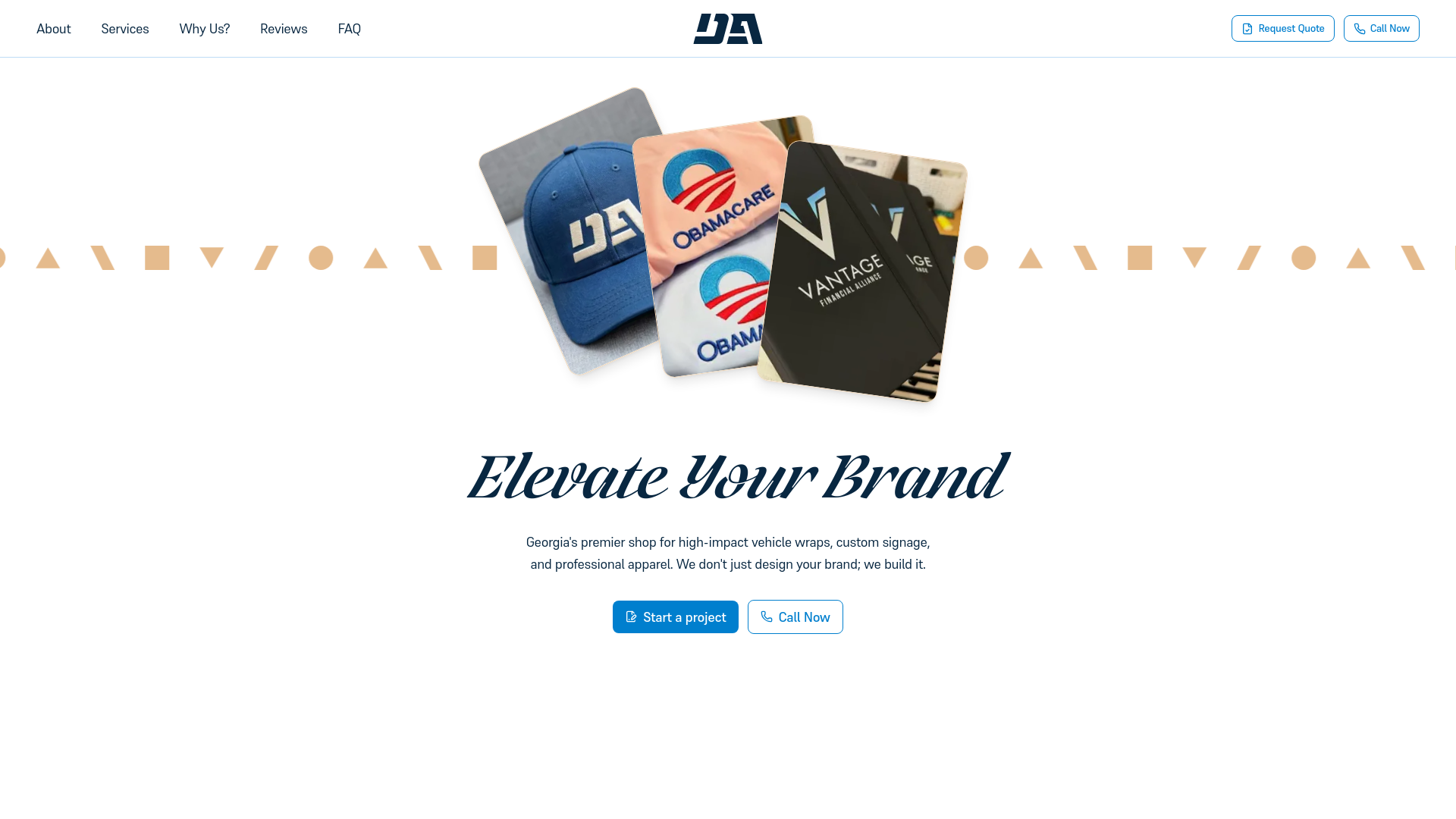 website screenshot of https://ideadesigisfy.com