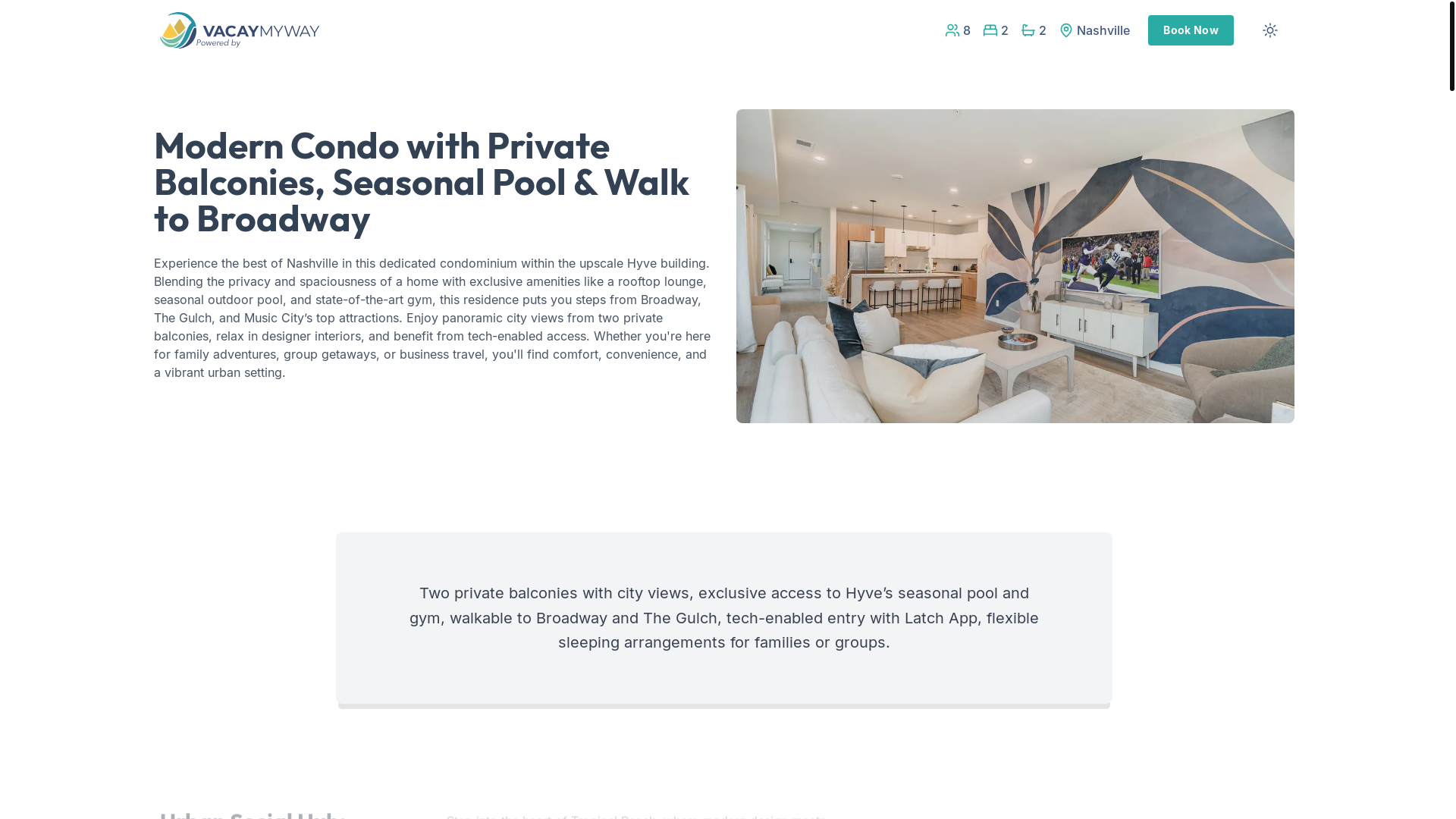 website screenshot of https://musiccitybalcony.house/