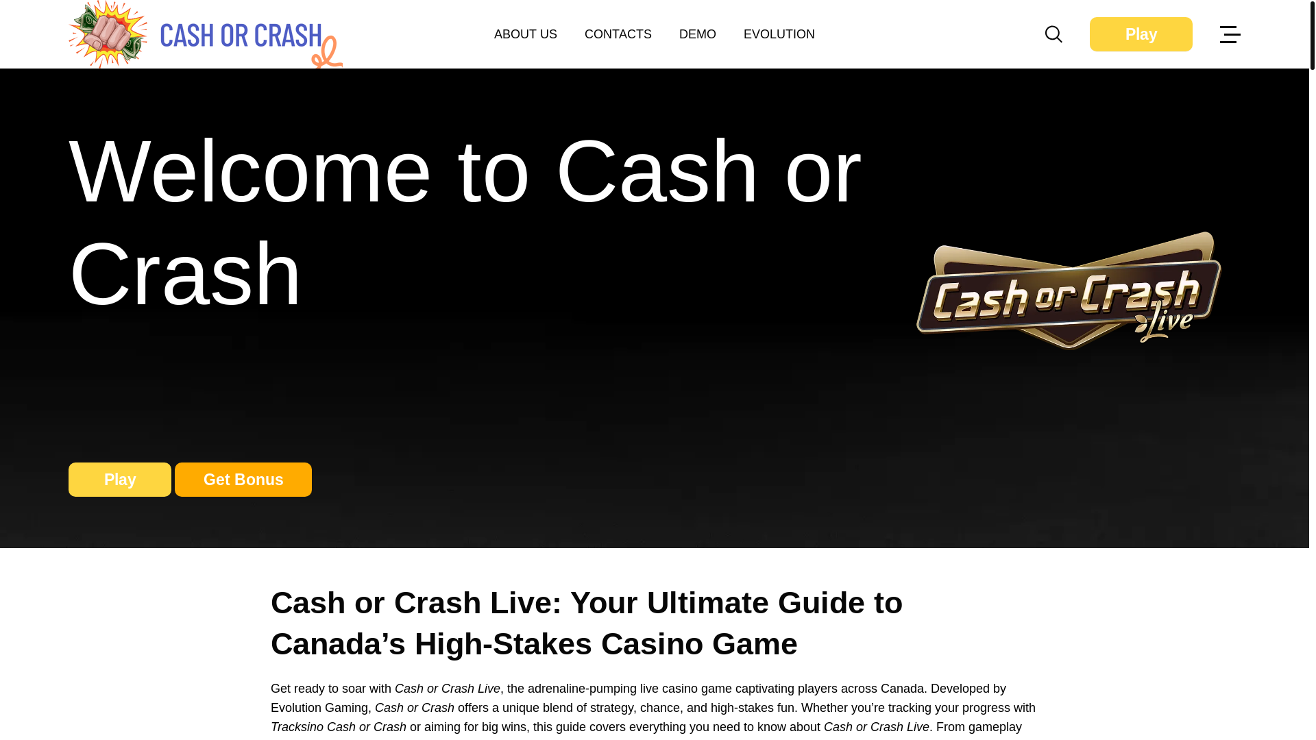 website screenshot of https://cashorcrashau-com.pages.dev/