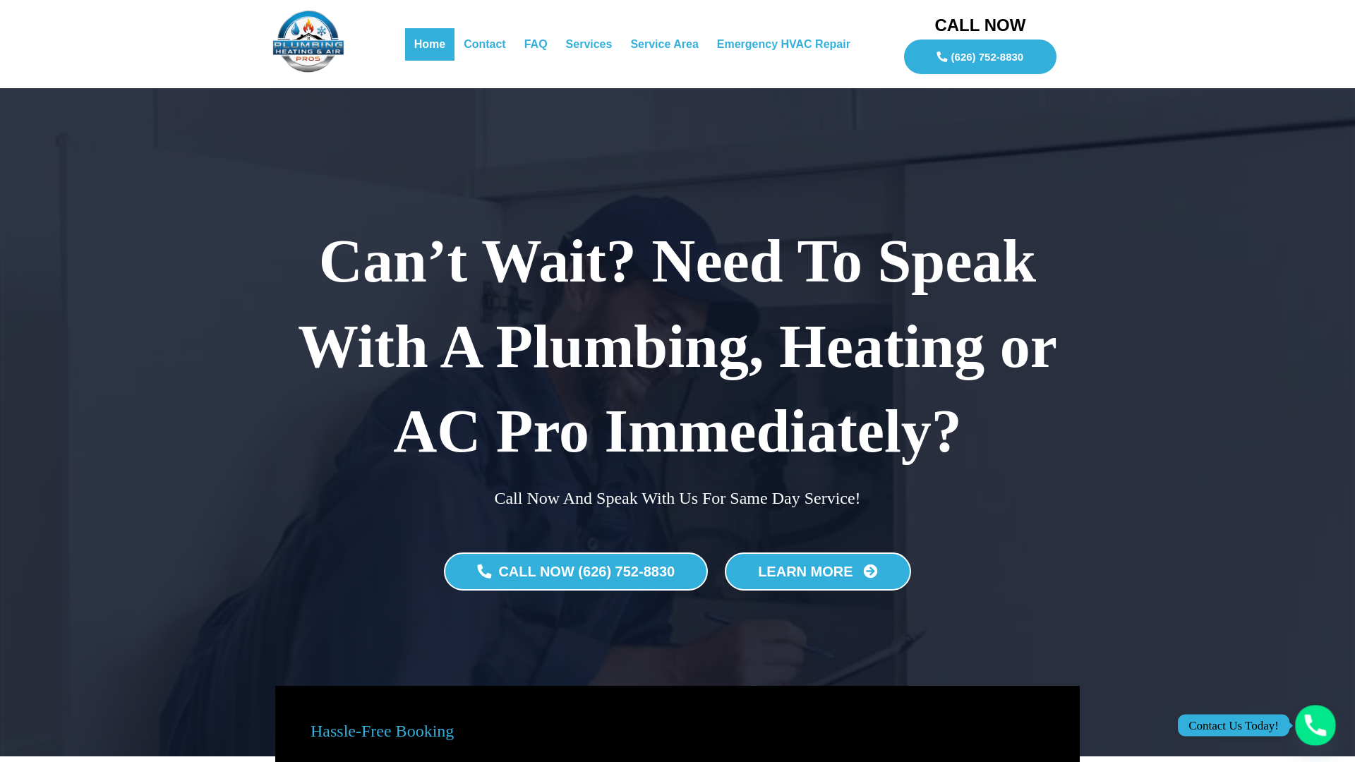 website screenshot of https://altadenaplumbingandairpros.com/