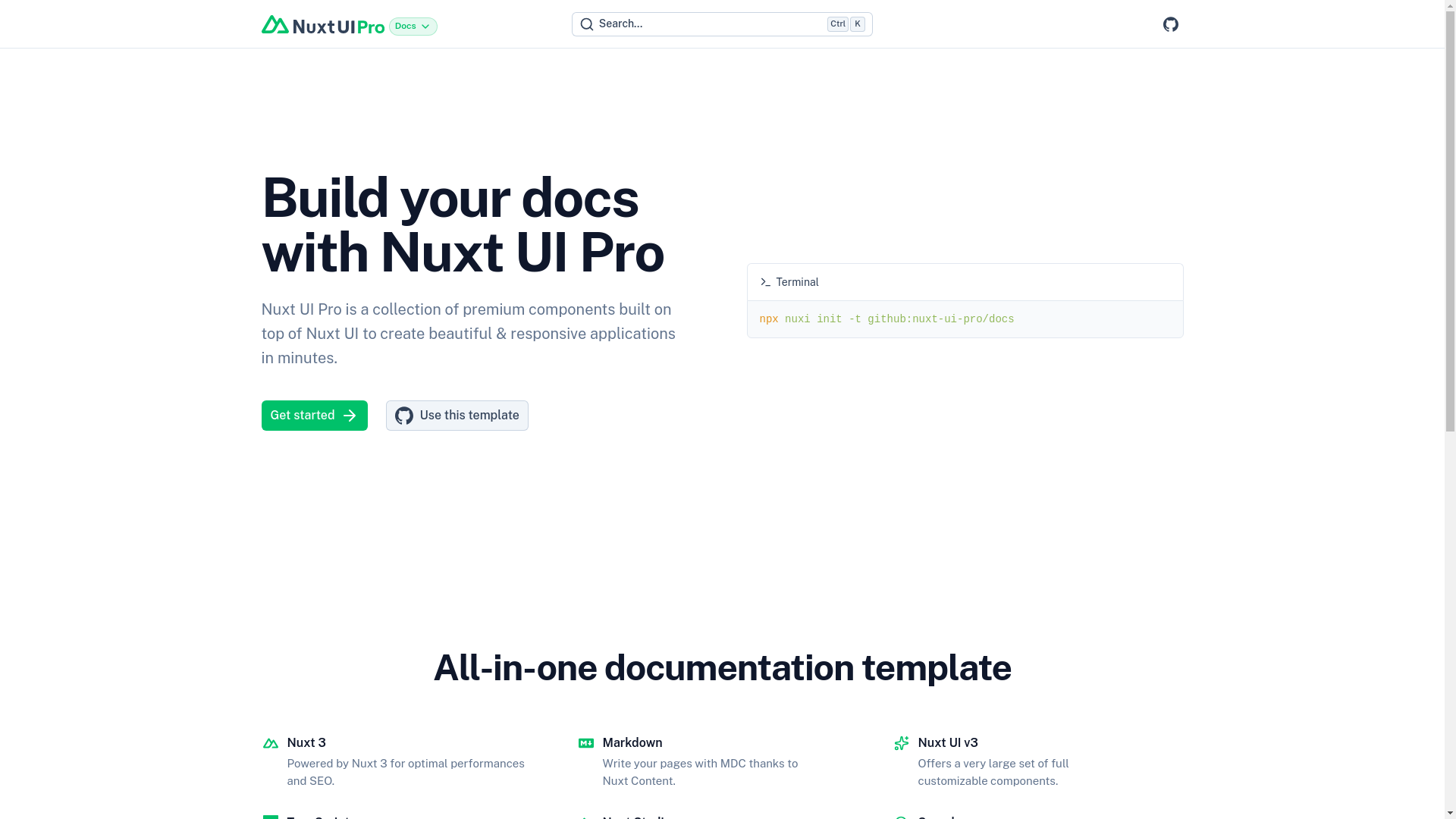website screenshot of https://nuxt-blog-project.pages.dev/