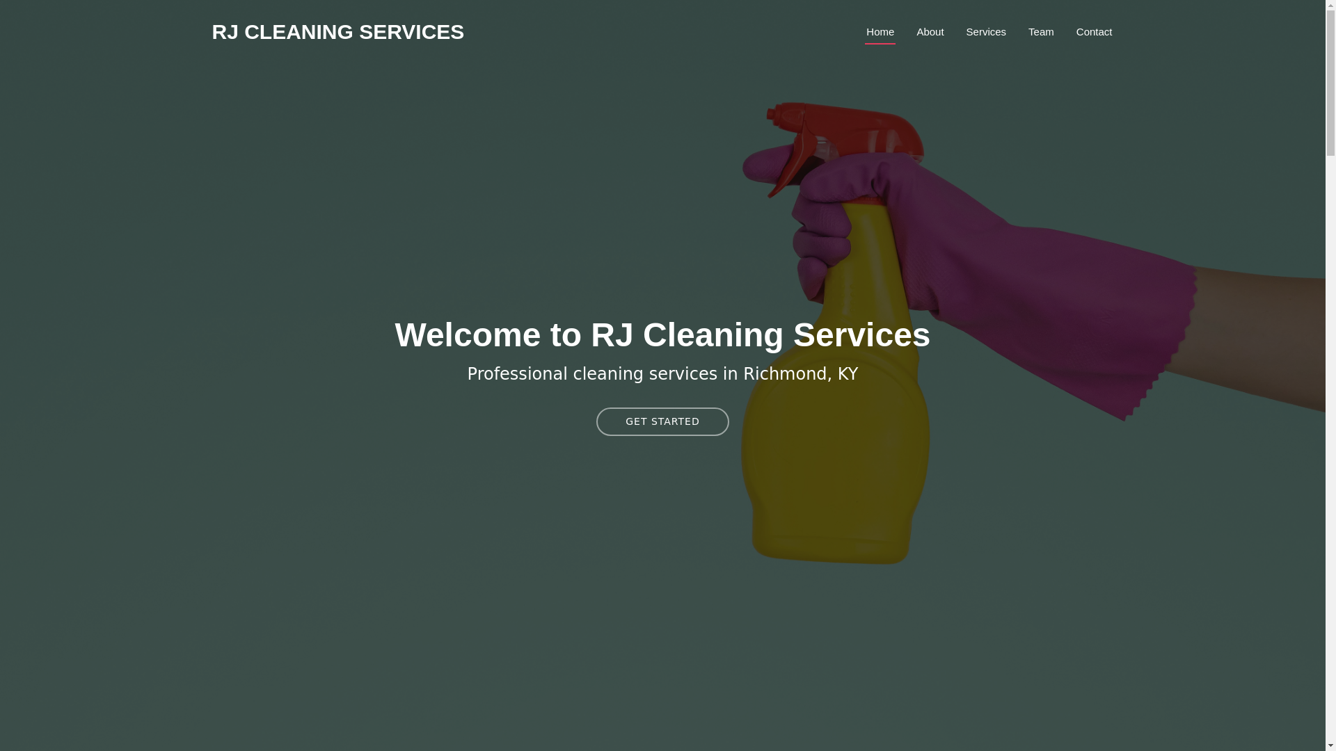 website screenshot of https://rjcleanersservices.pages.dev/
