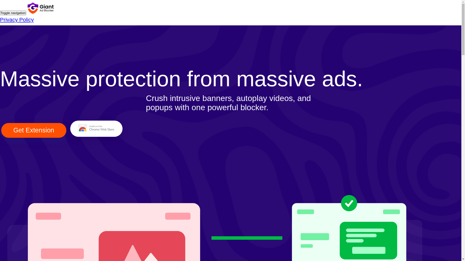 website screenshot of https://giantadblocker.net/