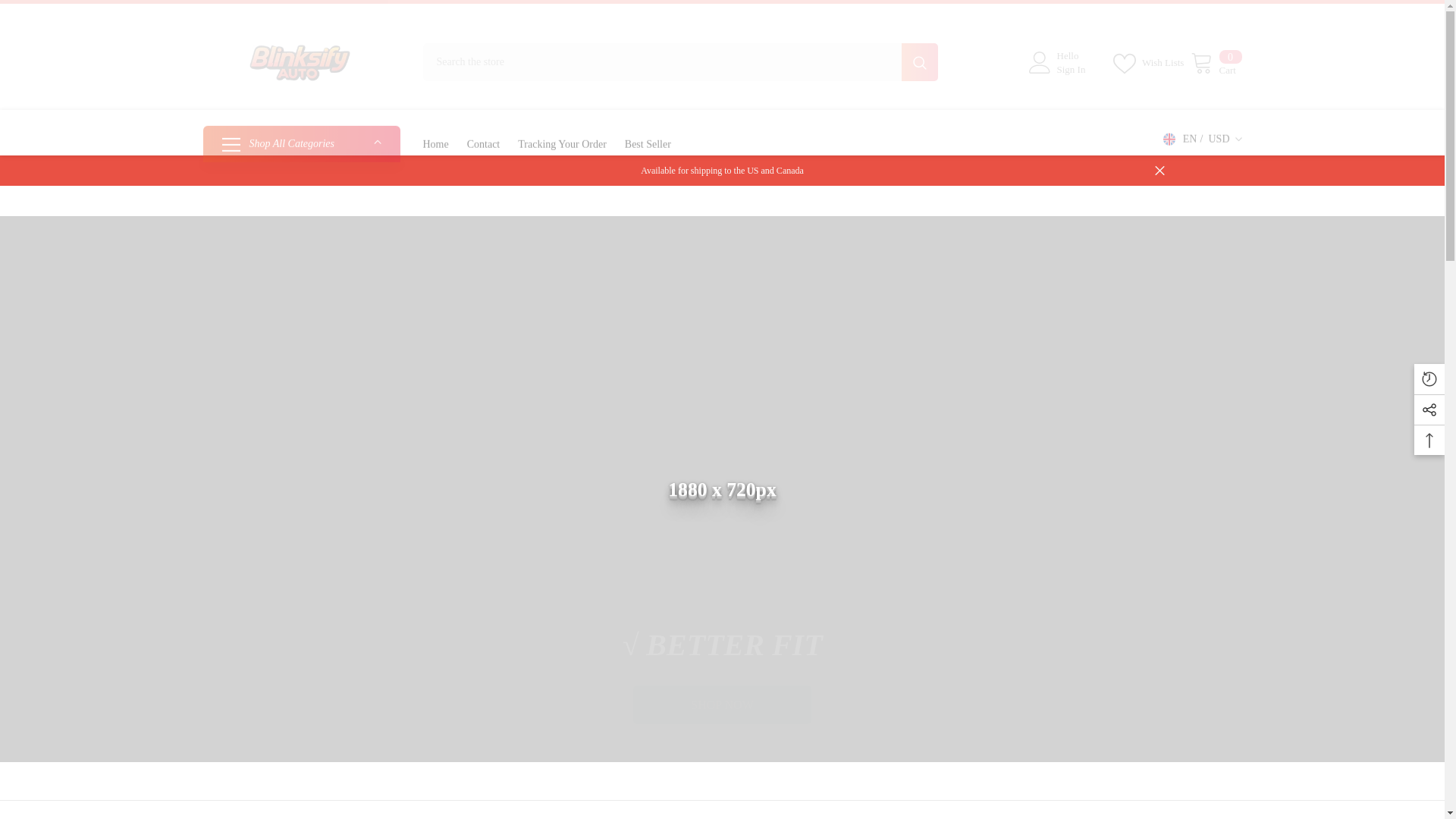 website screenshot of https://blinksifyautoparts.com/