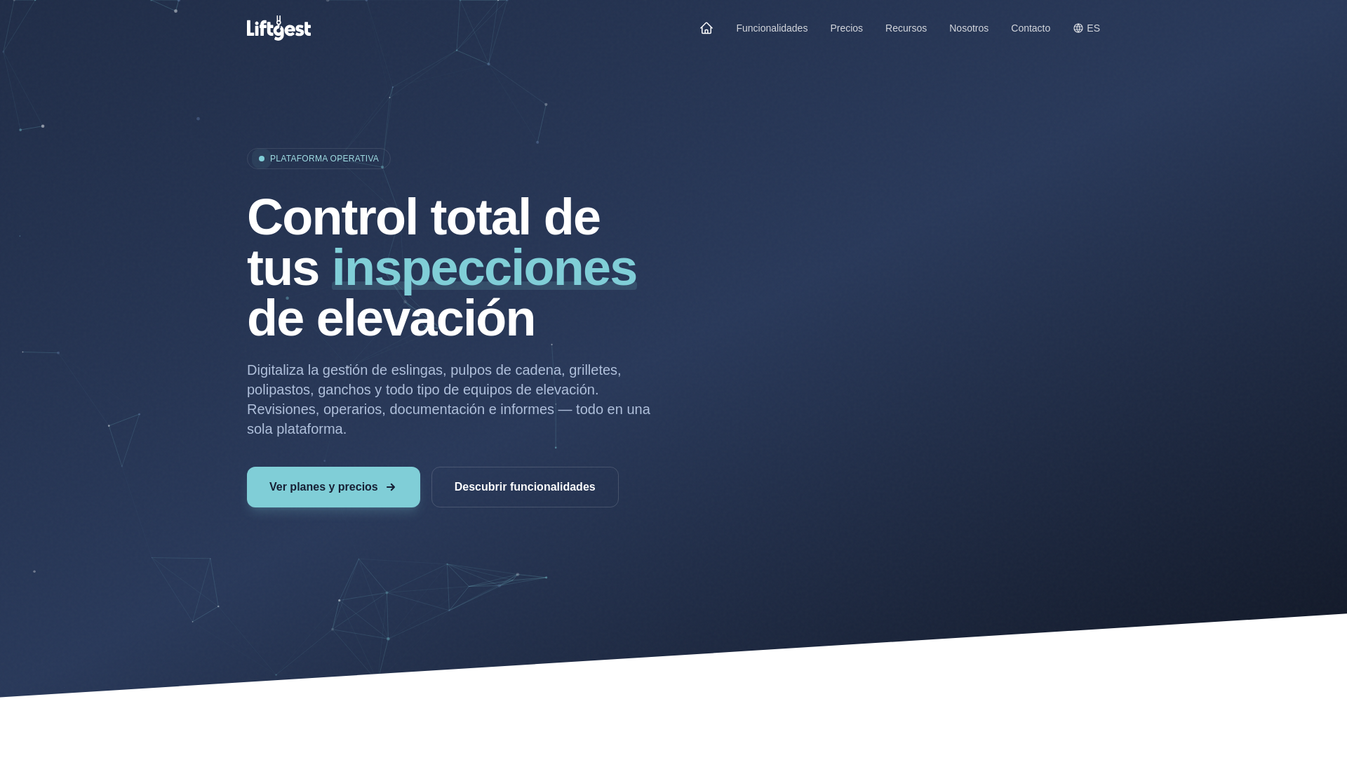 website screenshot of https://liftgest.com/