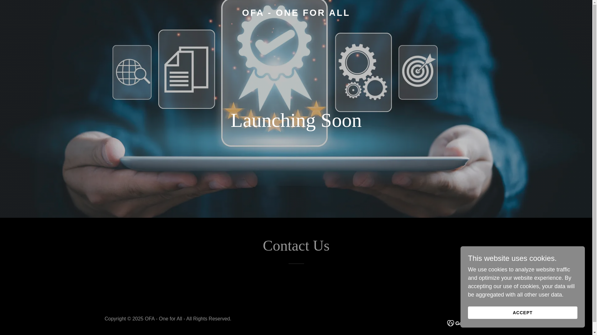 website screenshot of https://ofa-app.in/