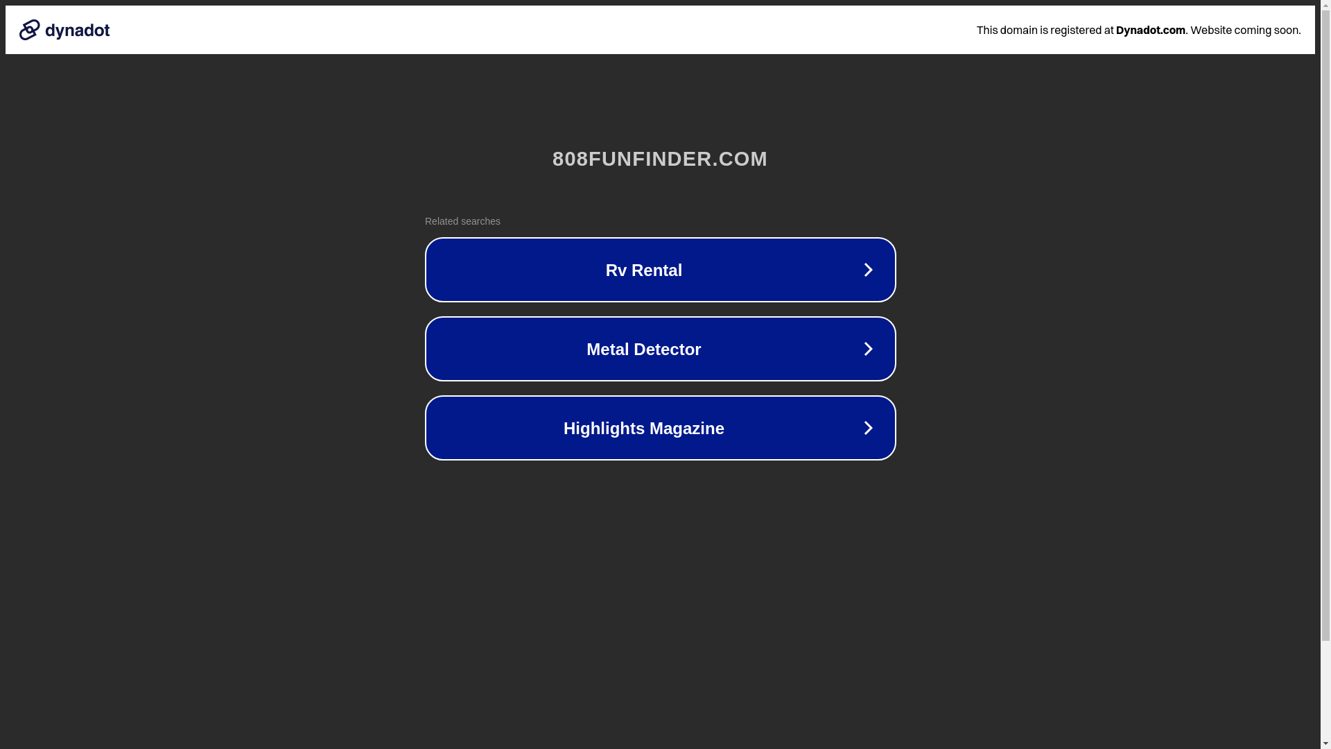website screenshot of https://808funfinder.com/
