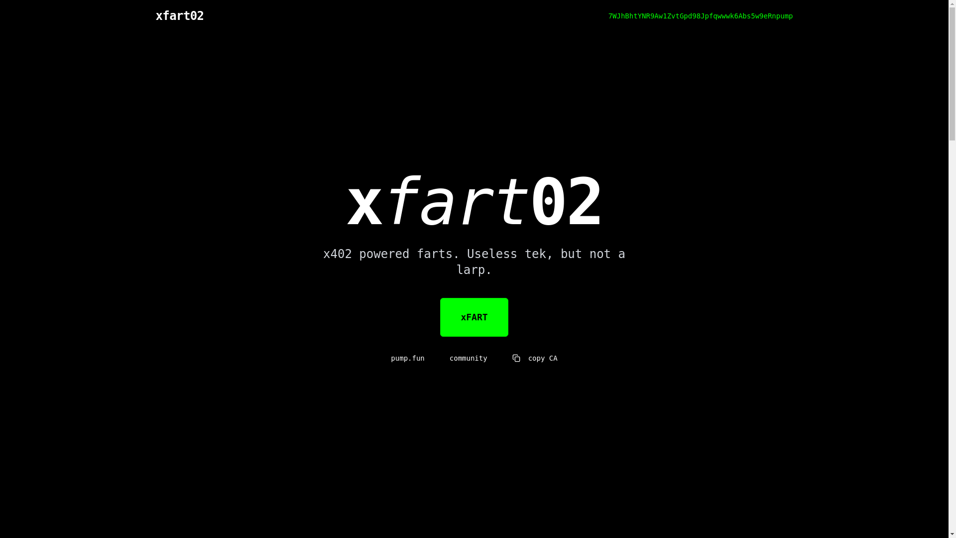 website screenshot of https://xfart02.fun/