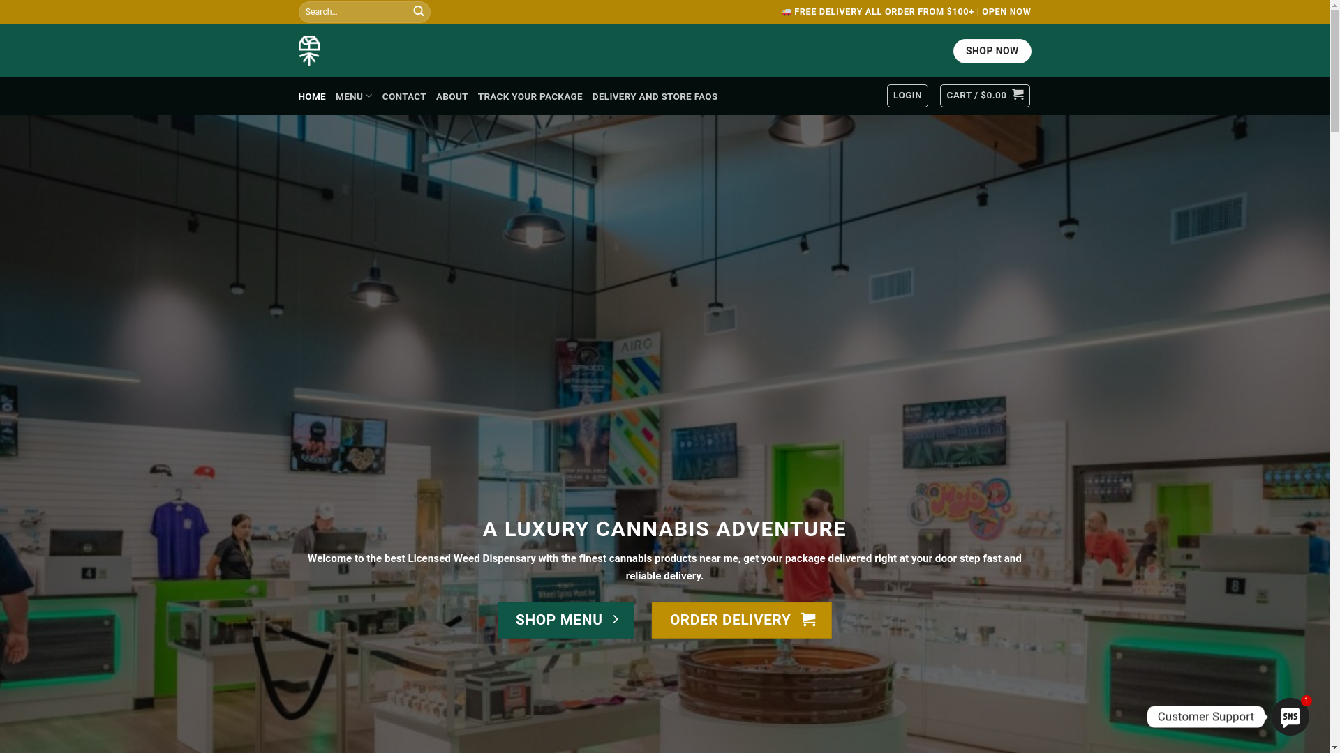 website screenshot of https://greenleafdispensaryna.store/