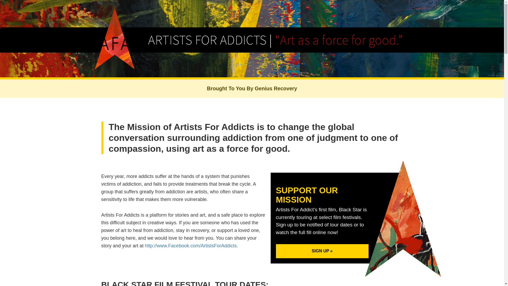 website screenshot of https://addict.live/