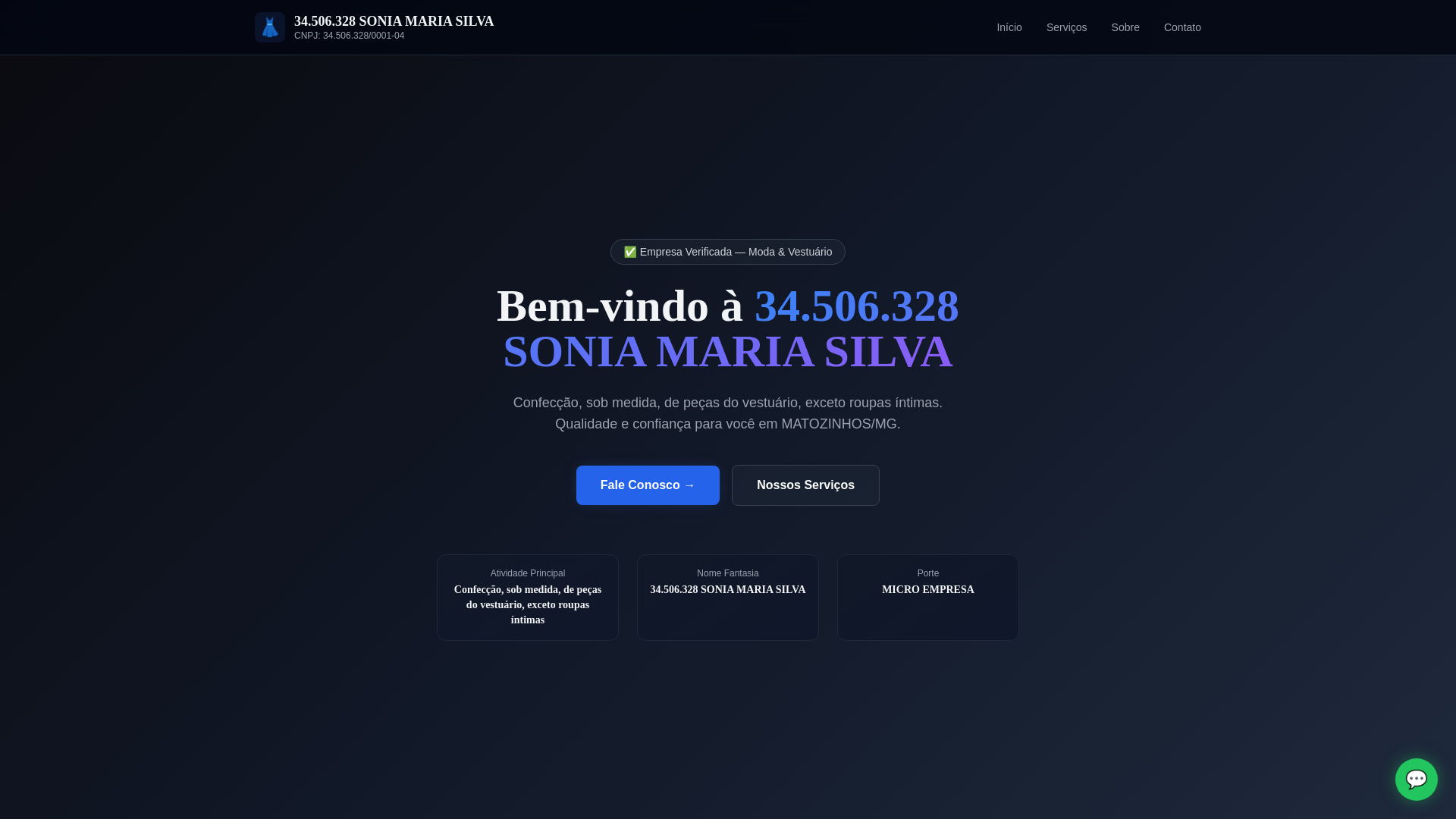 website screenshot of https://soniamariasilva.pages.dev/