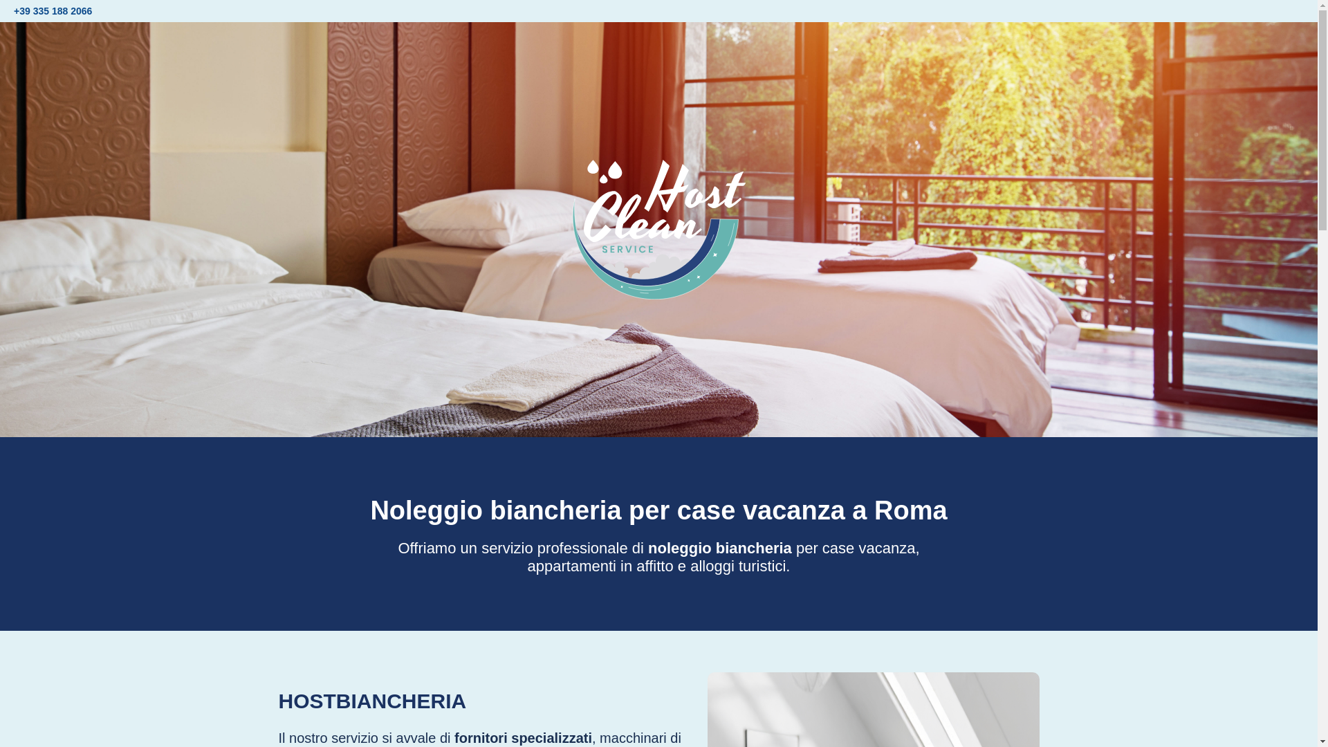 website screenshot of https://noleggiobiancheriaroma24.it/