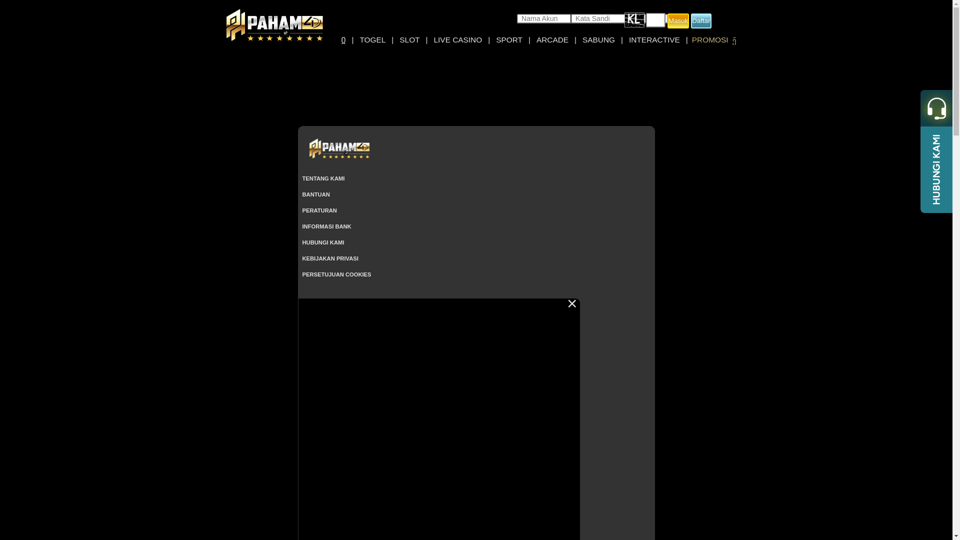 website screenshot of https://paham4d3312.com/