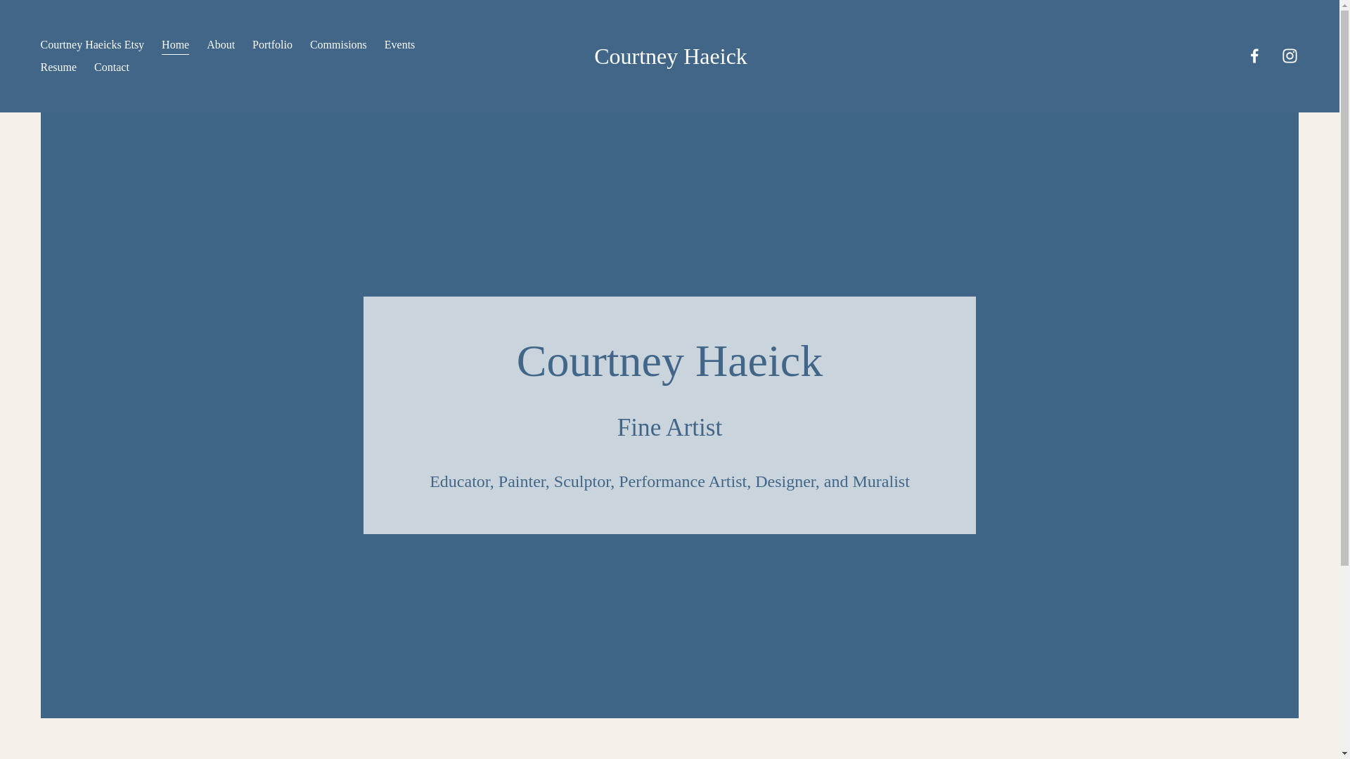 website screenshot of https://courtneystanek.com/
