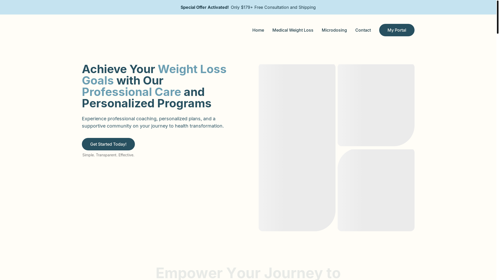website screenshot of https://testbusiness.shop/