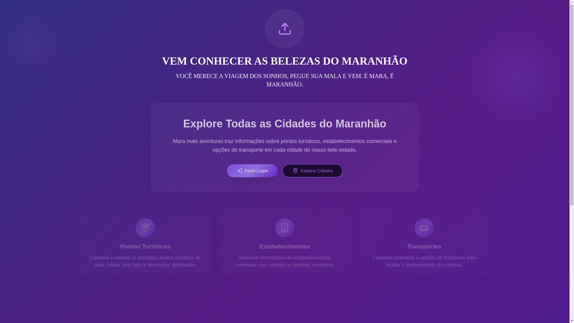 website screenshot of https://maramaisaventuras.com.br/