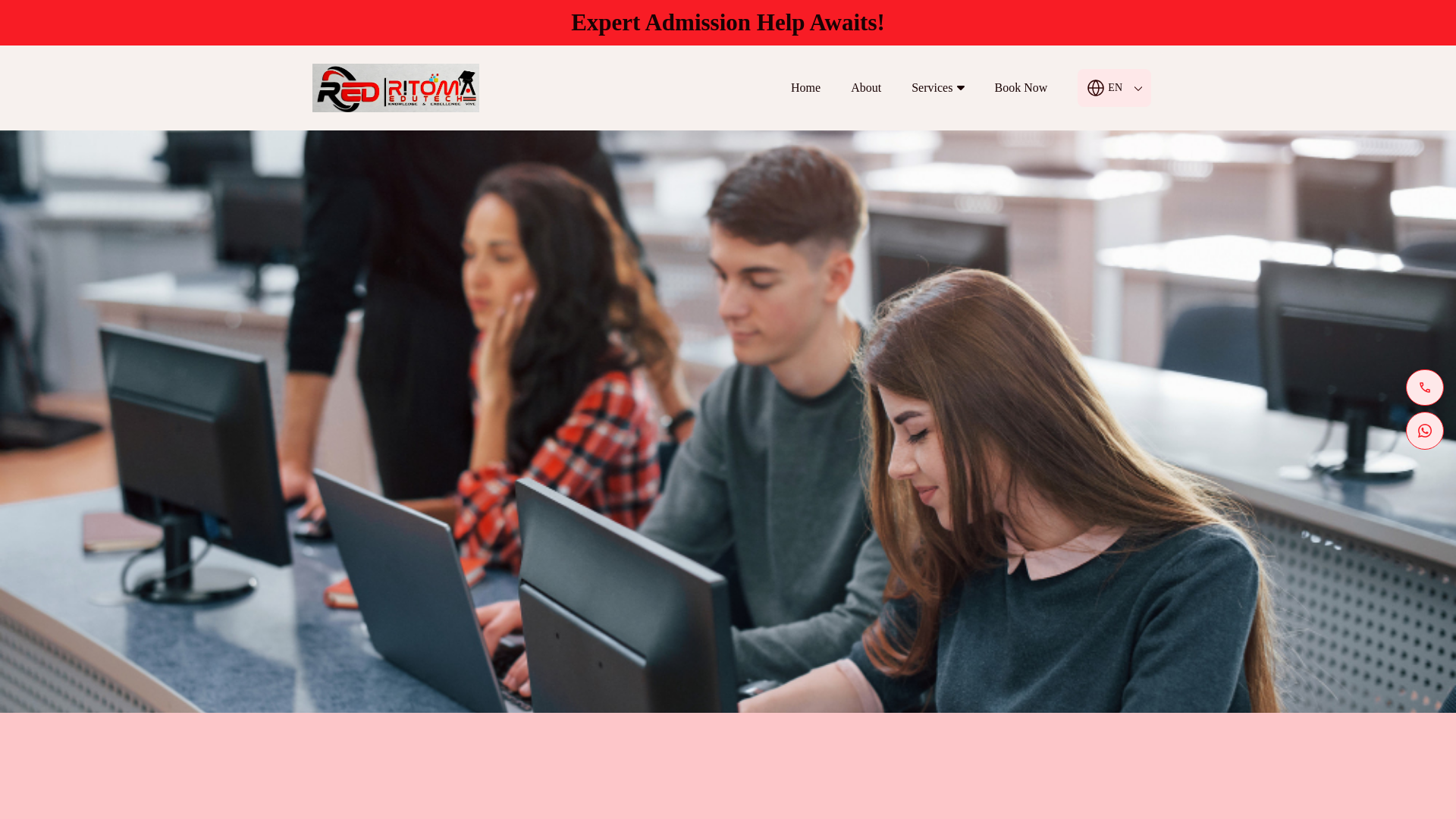 website screenshot of https://red-ritomaedutech.co/