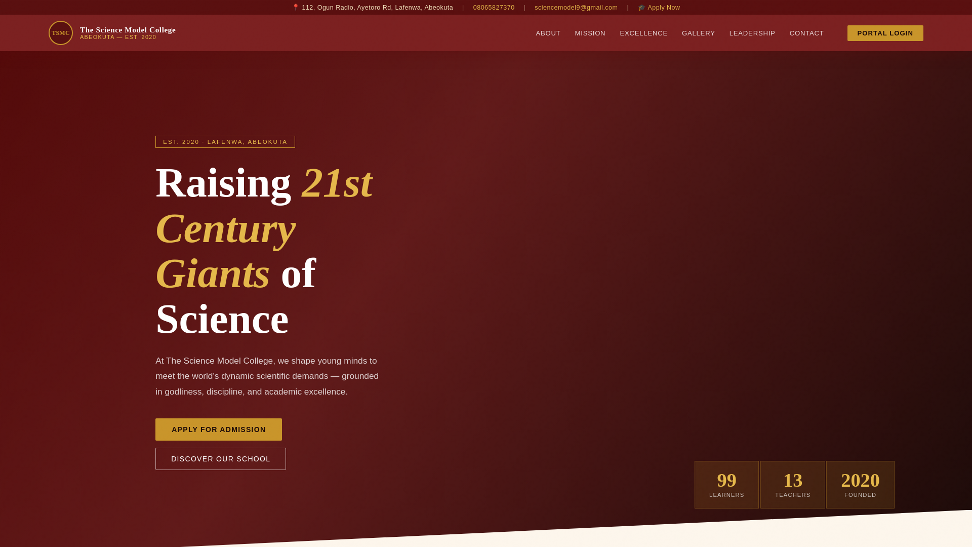 website screenshot of https://tsmcabk.com.ng/