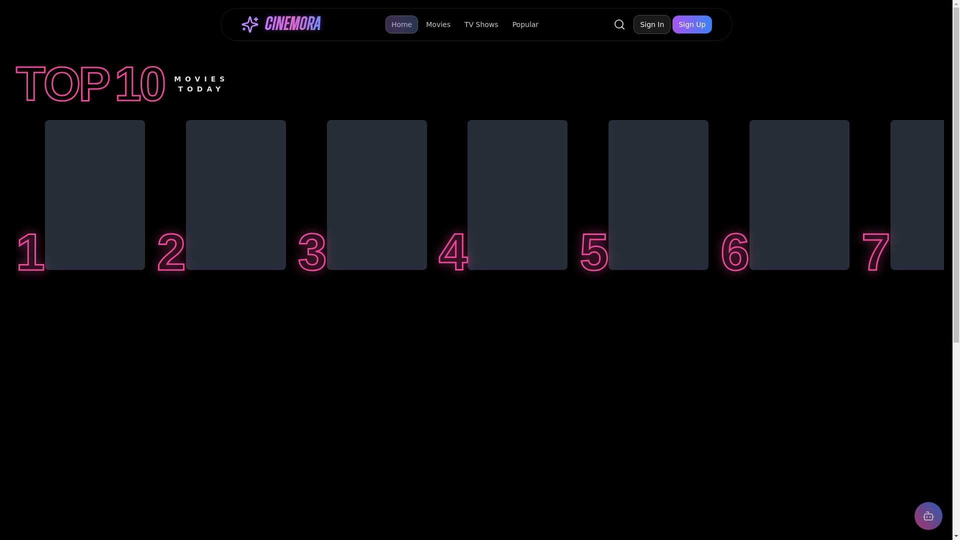website screenshot of https://cinemora.ru/