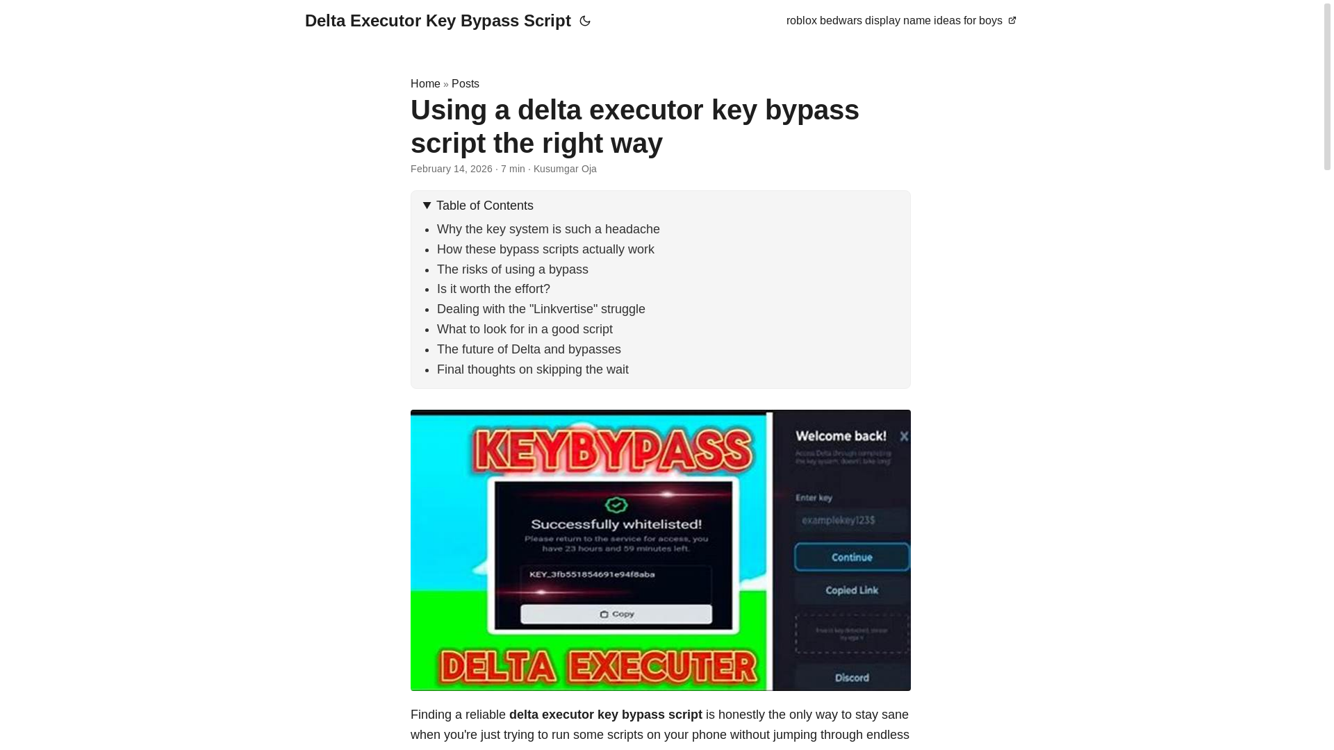 website screenshot of https://delta-executor-key-bypass-script.pages.dev/