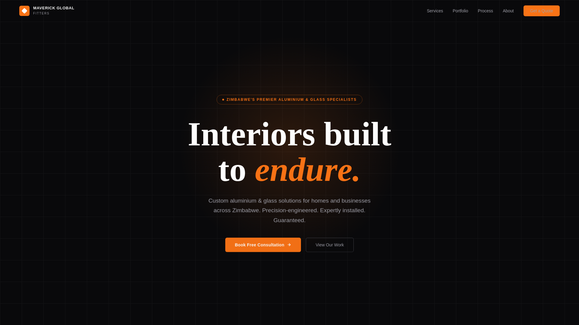 website screenshot of https://maverickglobaldemowebsite.pages.dev/