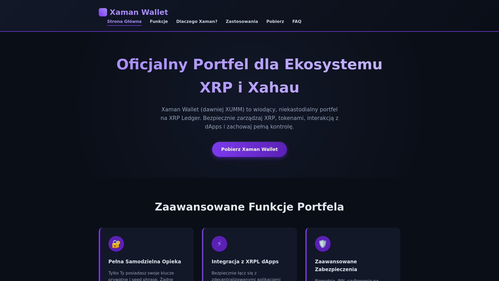 website screenshot of https://pl-xaman.vip/