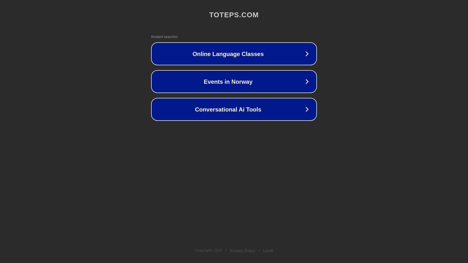 website screenshot of https://toteps.com/