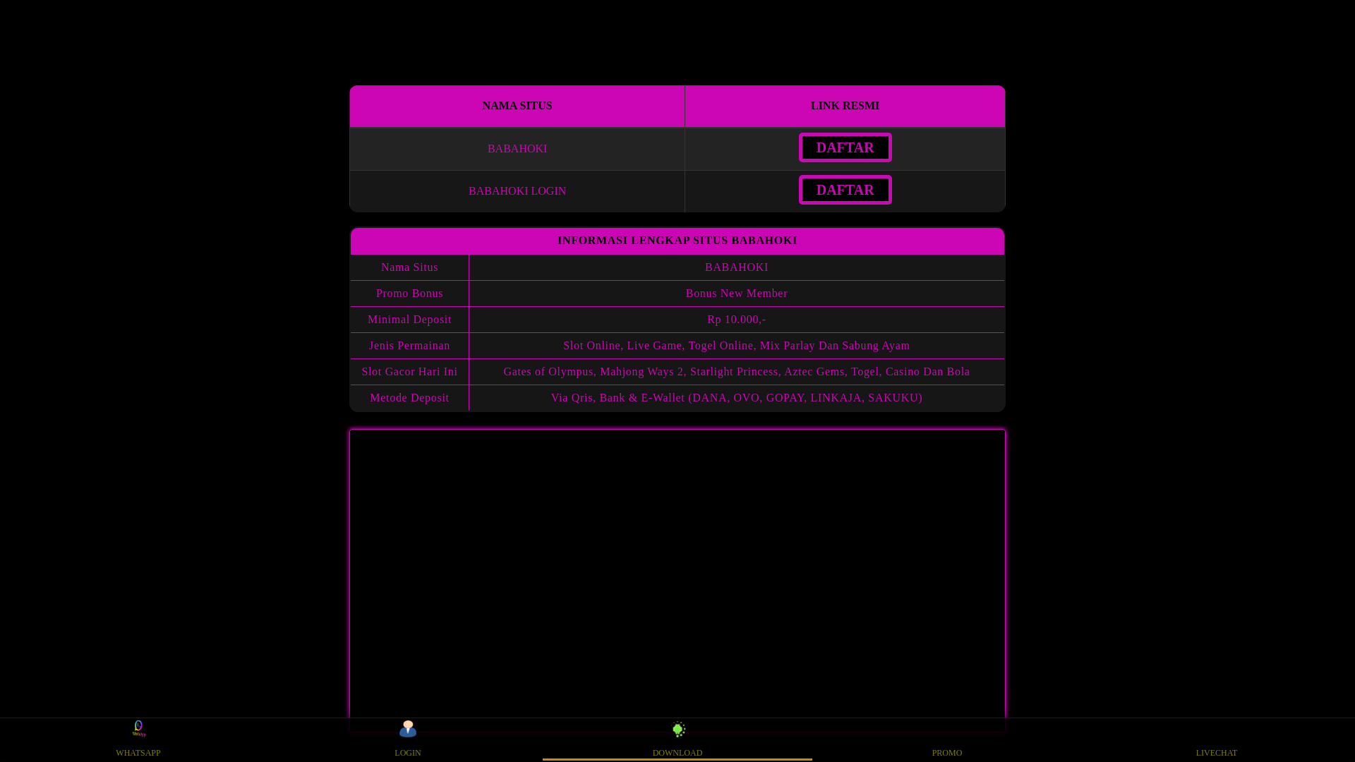 website screenshot of https://cobacobaajani-agb.pages.dev/