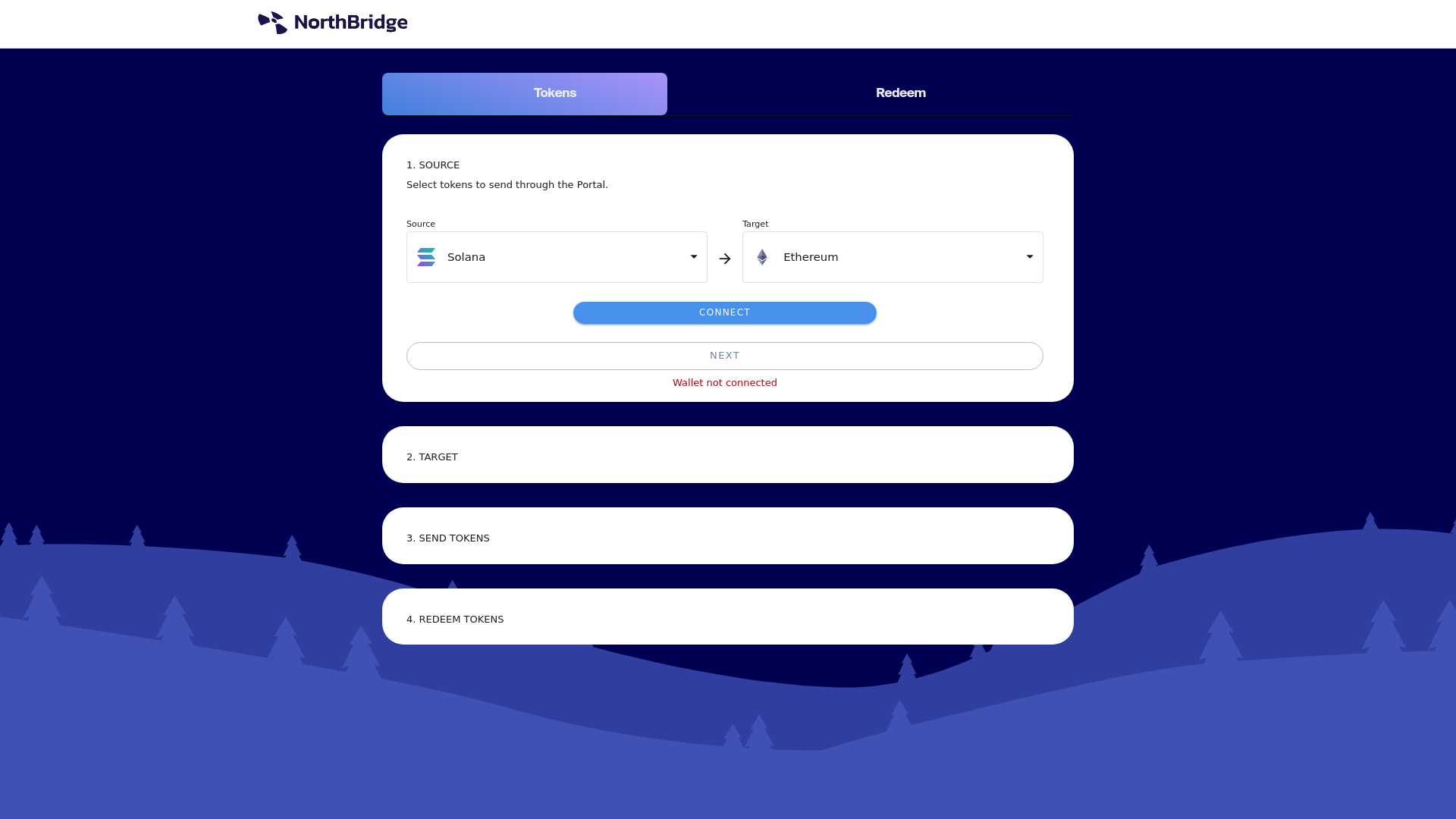 website screenshot of https://northbridge--wormhole.pages.dev