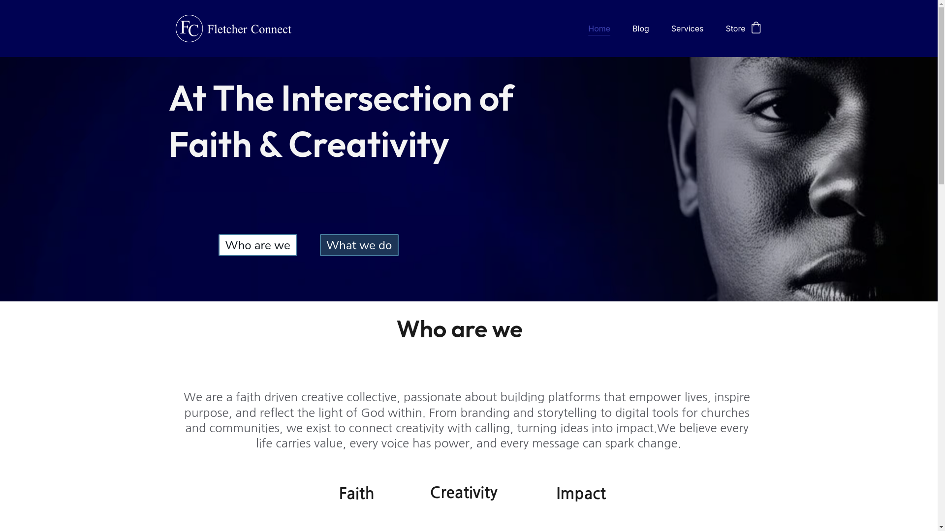 website screenshot of https://fletcherconnect.com/