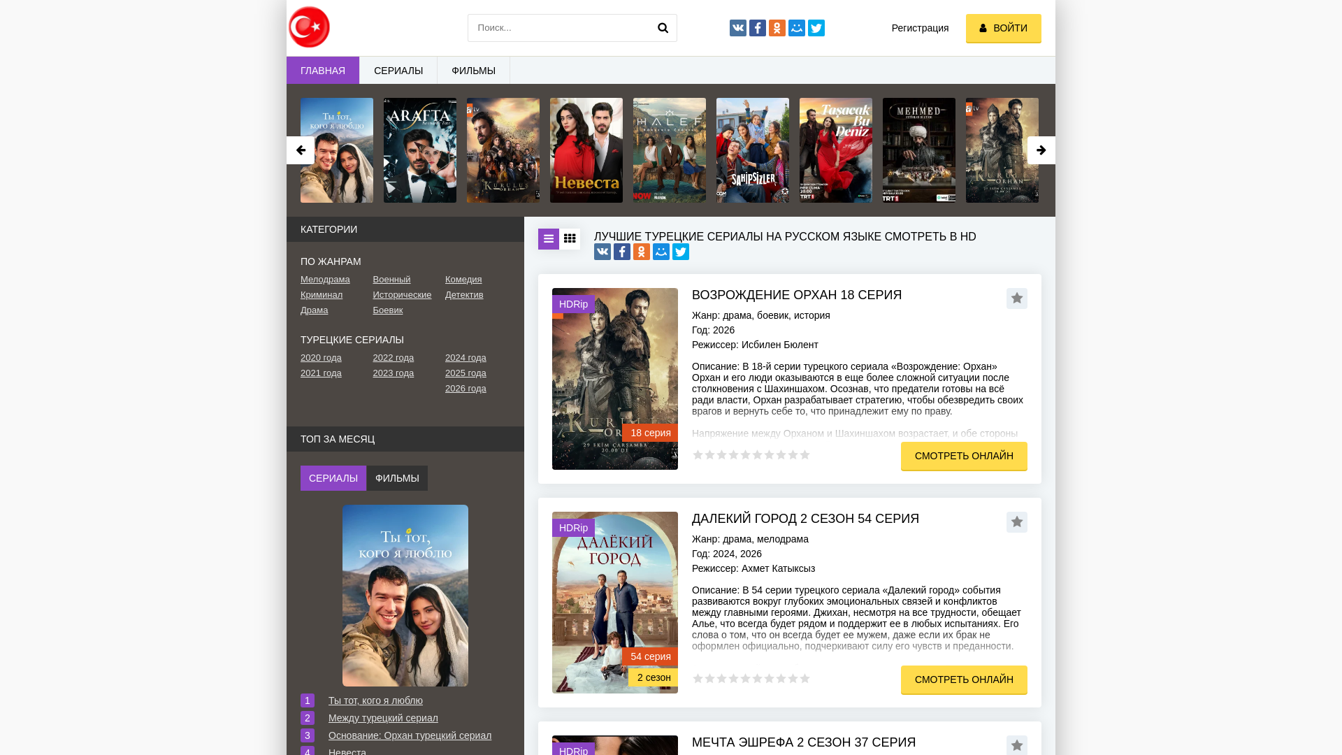 website screenshot of https://turkfanrus.online/
