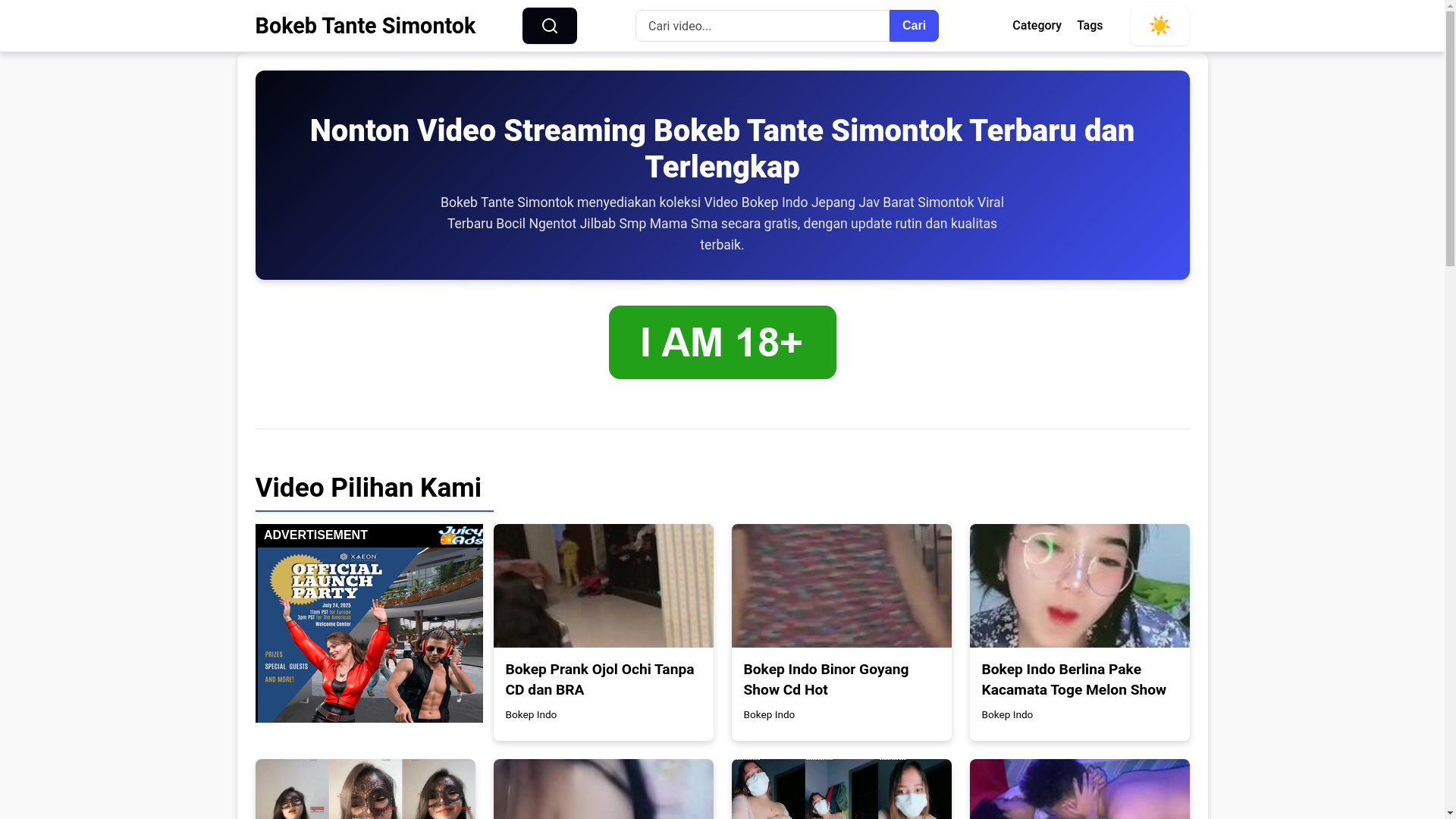 website screenshot of https://bokebtantesimontok.pages.dev/
