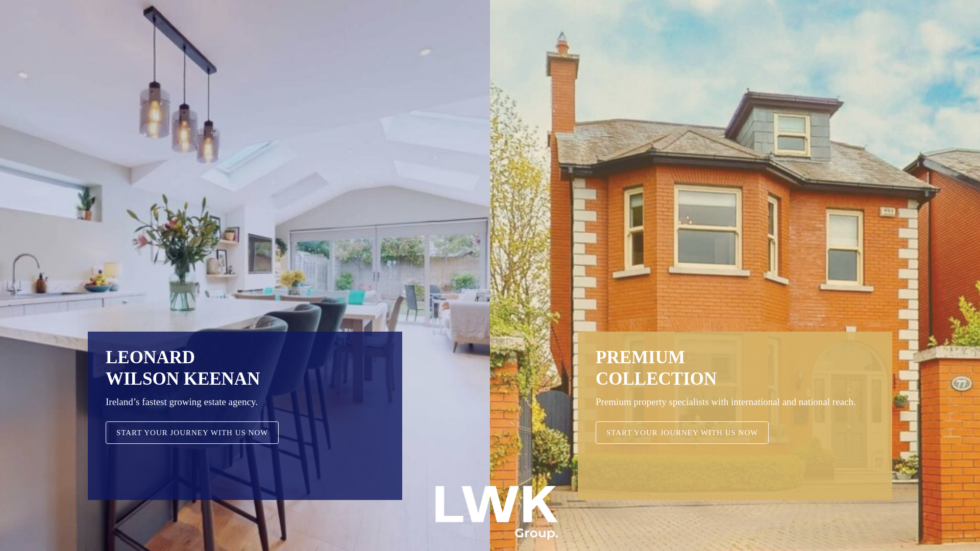 website screenshot of https://lwk.ie/