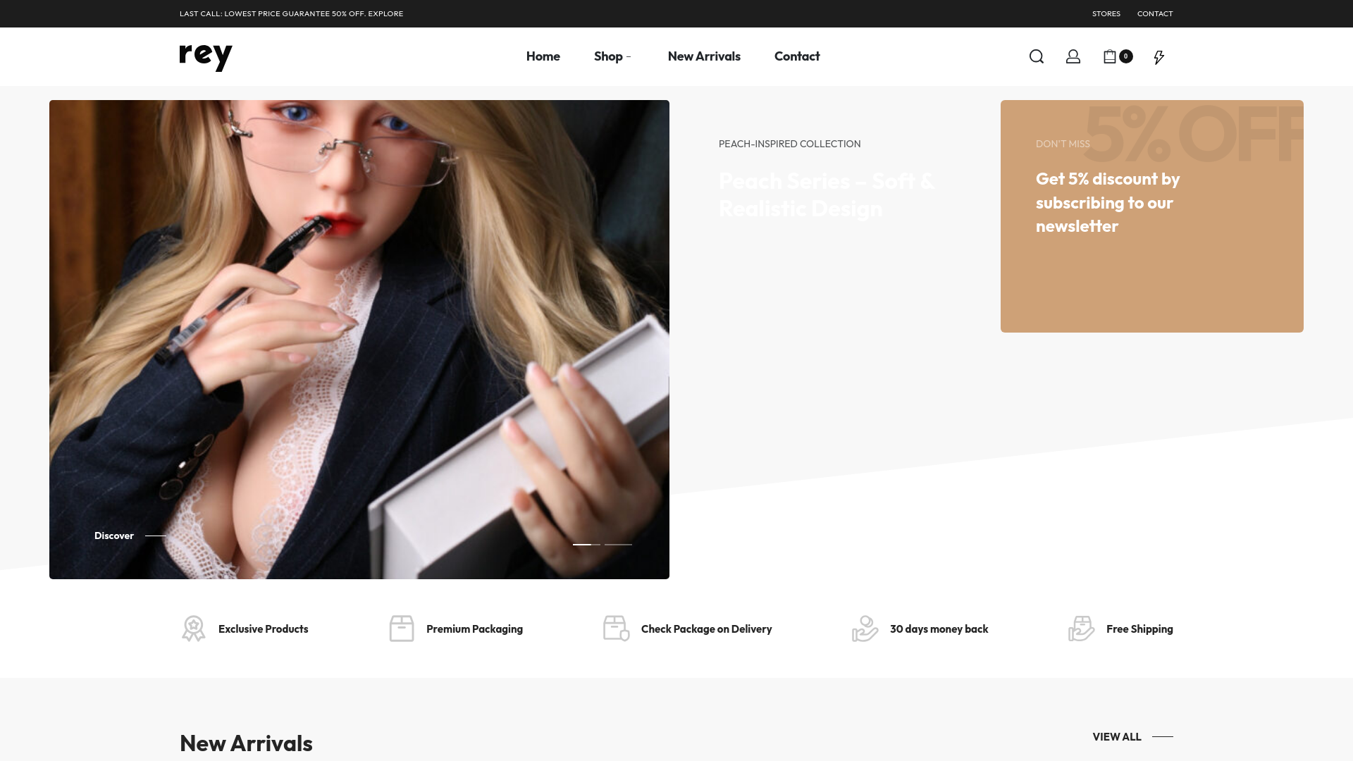 website screenshot of https://functiondoll.com/