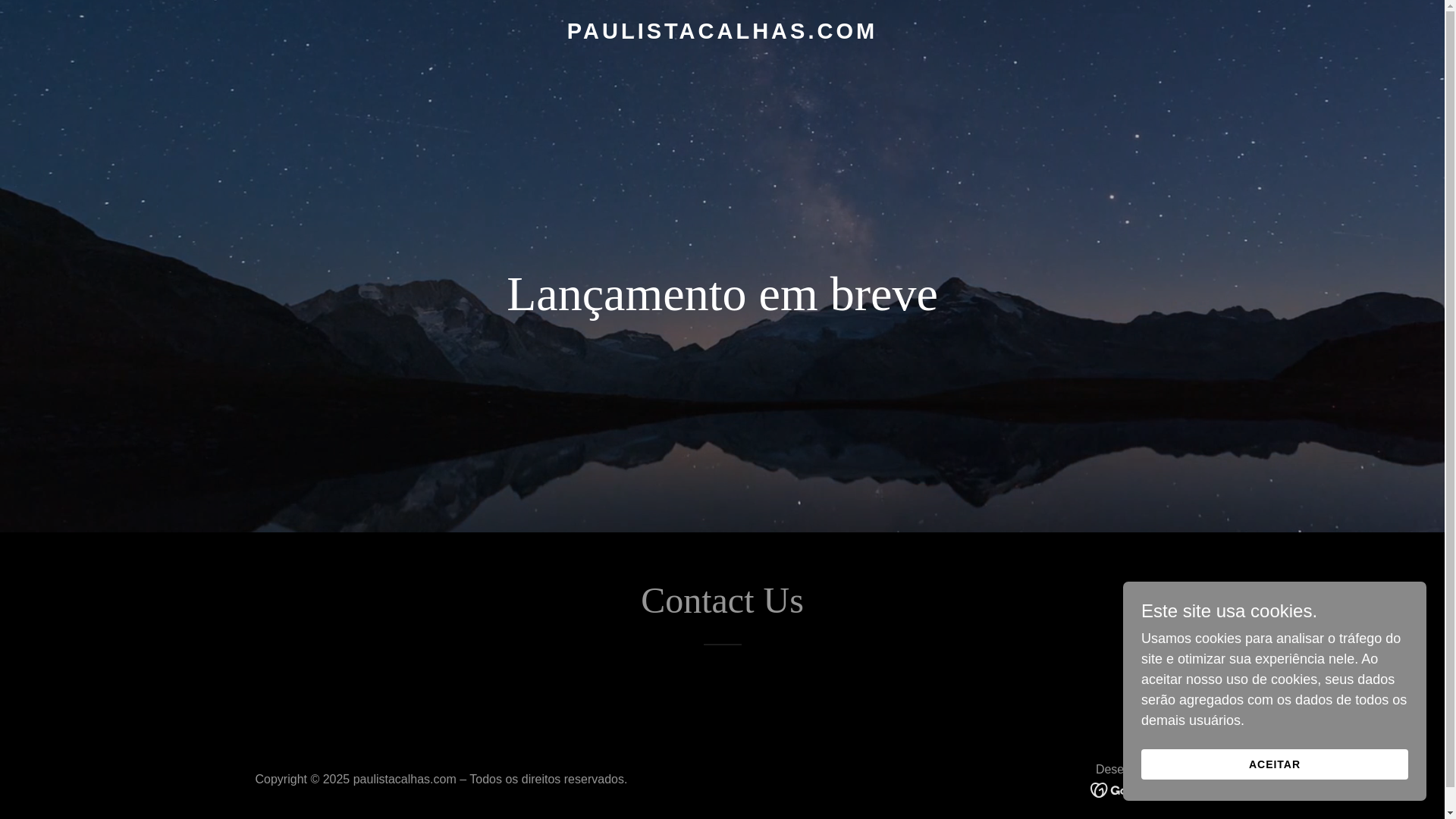 website screenshot of https://paulistacalhas.com/