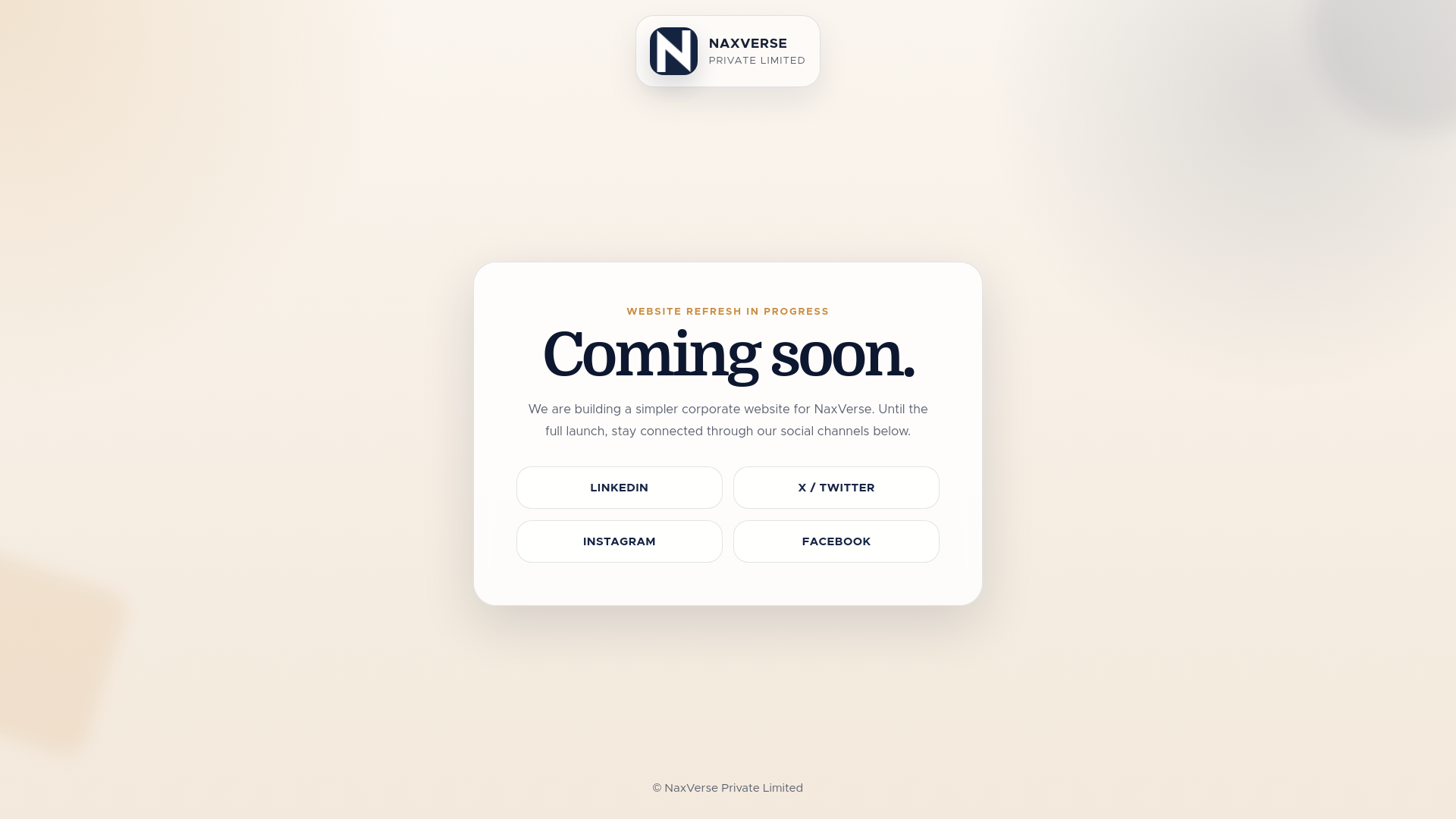 website screenshot of https://nxwebsite.pages.dev/
