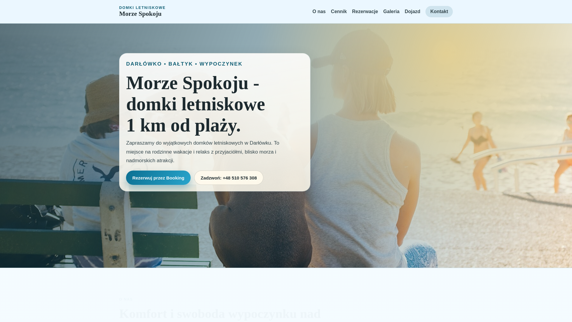 website screenshot of https://morzespokoju.com/