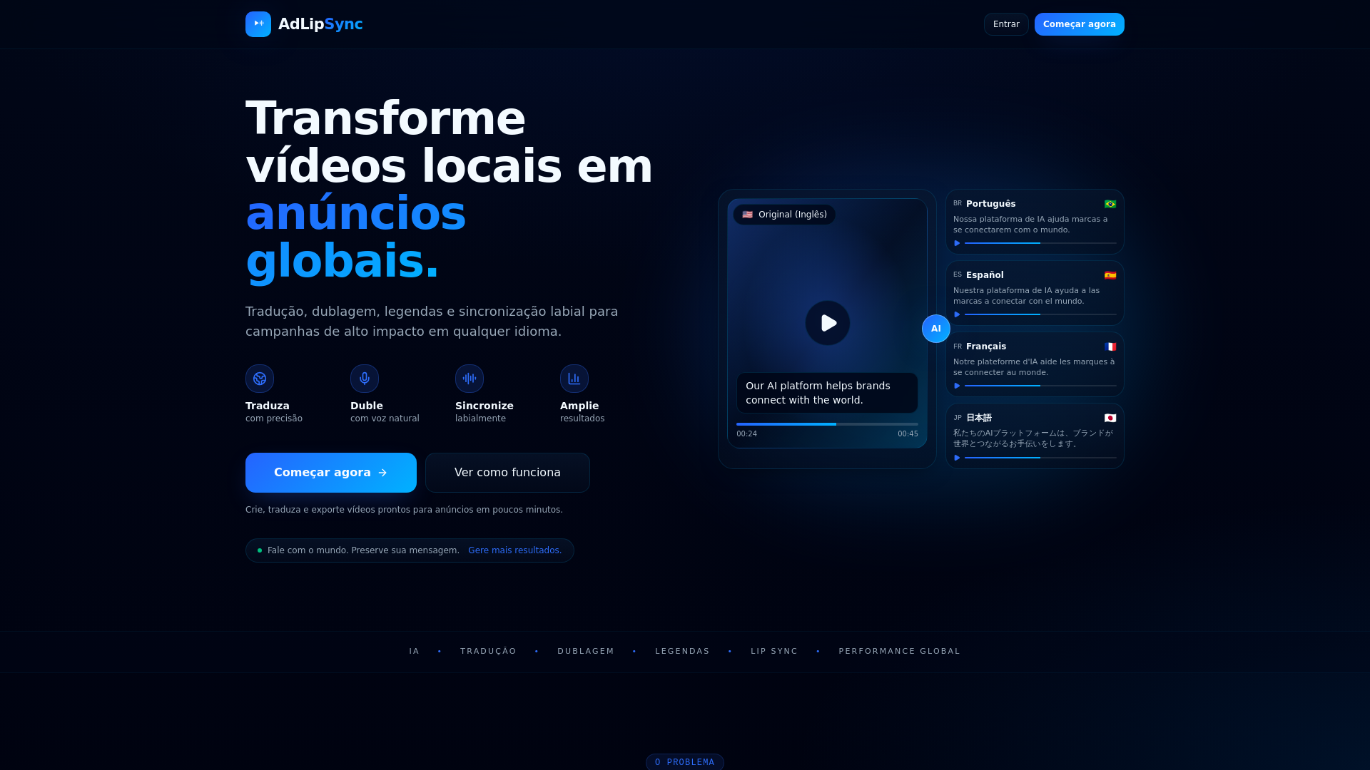 website screenshot of https://adlipsync.online/