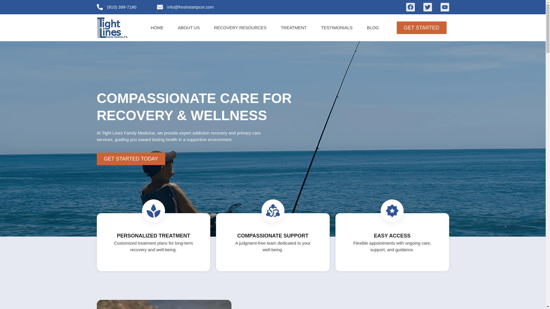 website screenshot of https://freshstartpcor.com/