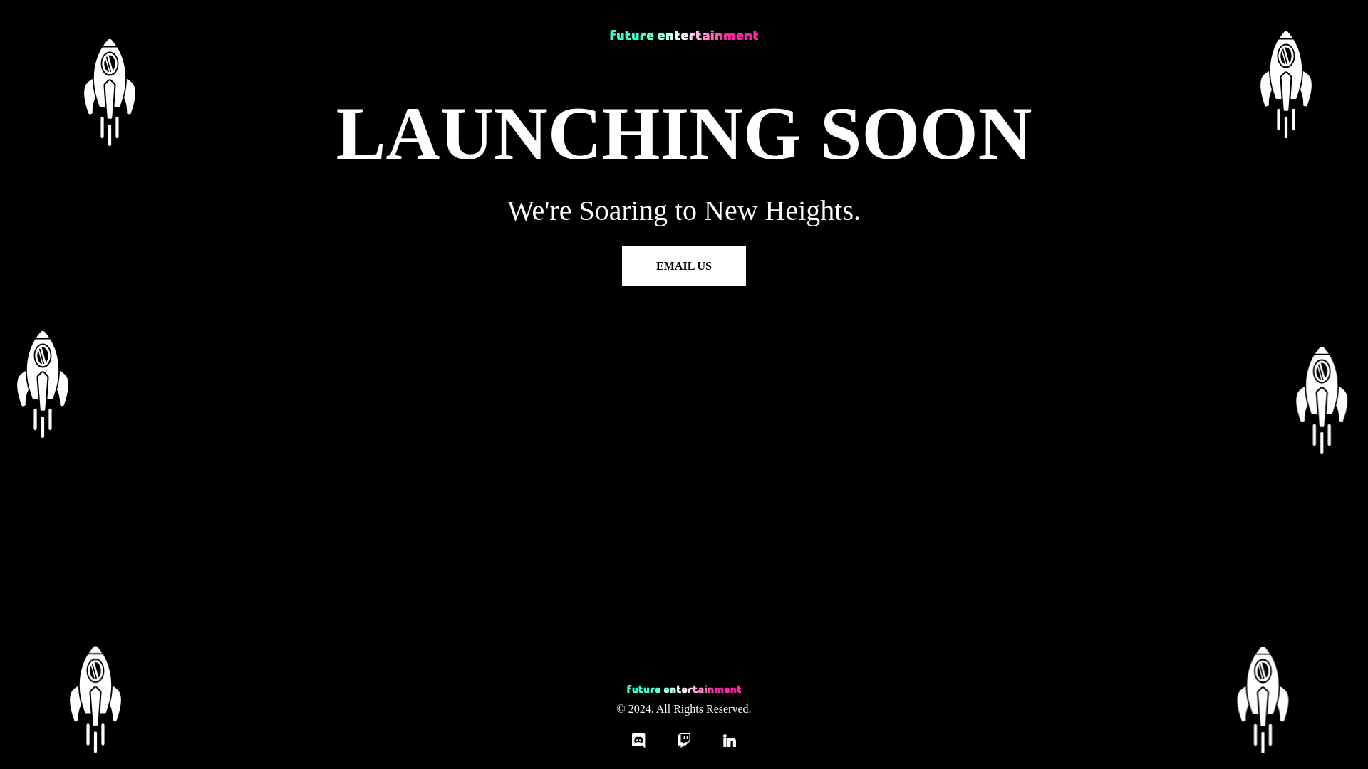 website screenshot of https://futureentertainment.co/