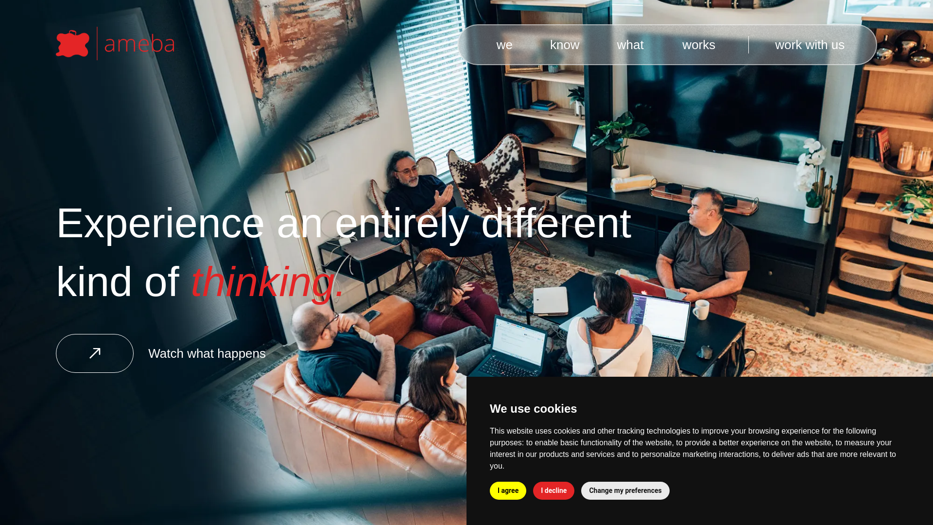 website screenshot of https://reachamebamarketing.com/